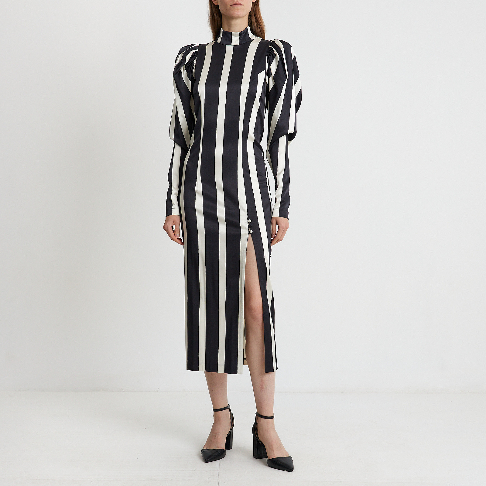 Платье белого цвета Rotate - фото из каталога магазина брендовой одежды Second Friend Store Платье Rotate - купить оригинал в секонд-хенде SFS - 1