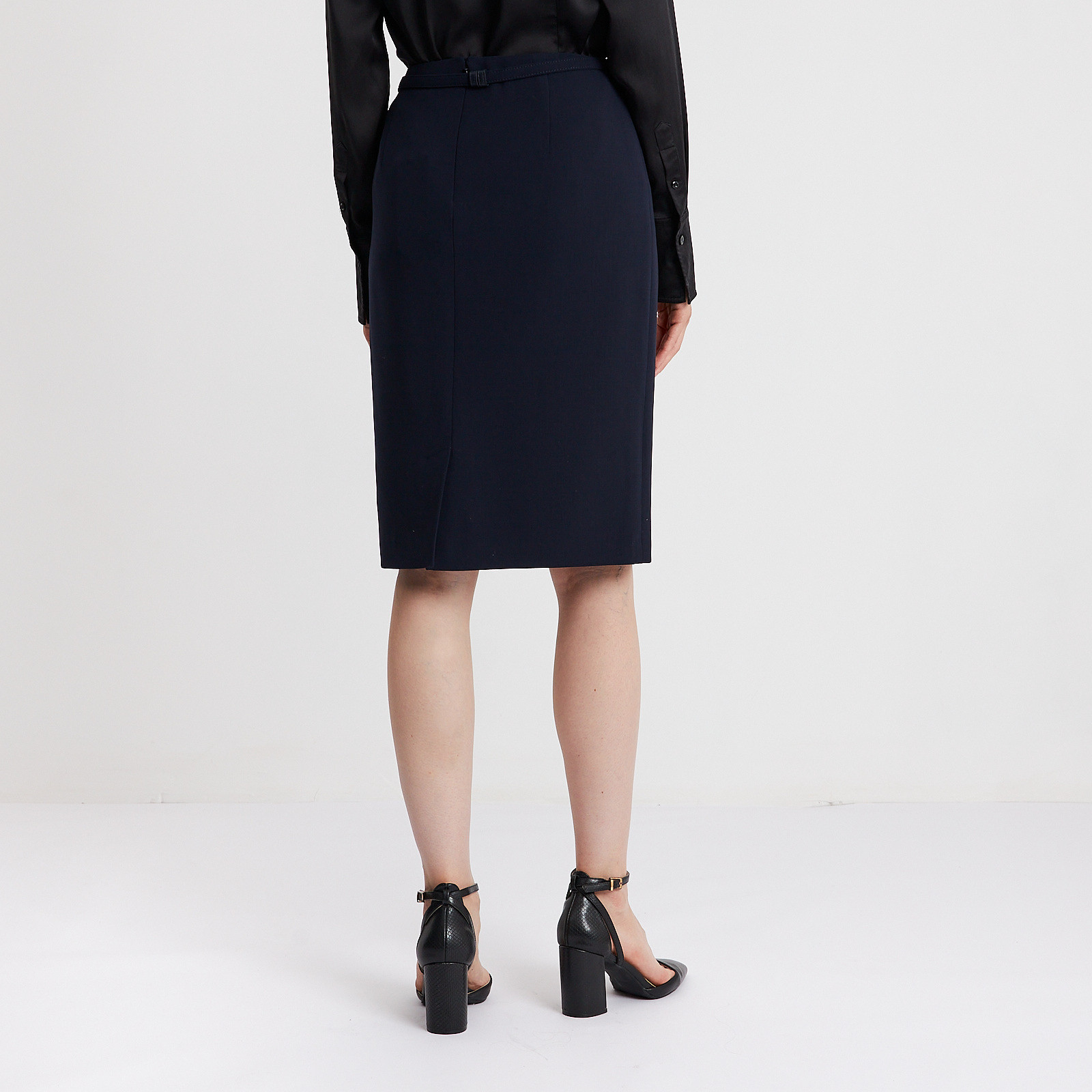 Платье синего цвета Ralph Lauren - фото из каталога магазина брендовой одежды Second Friend Store Платье Ralph Lauren - купить оригинал в секонд-хенде SFS - 3