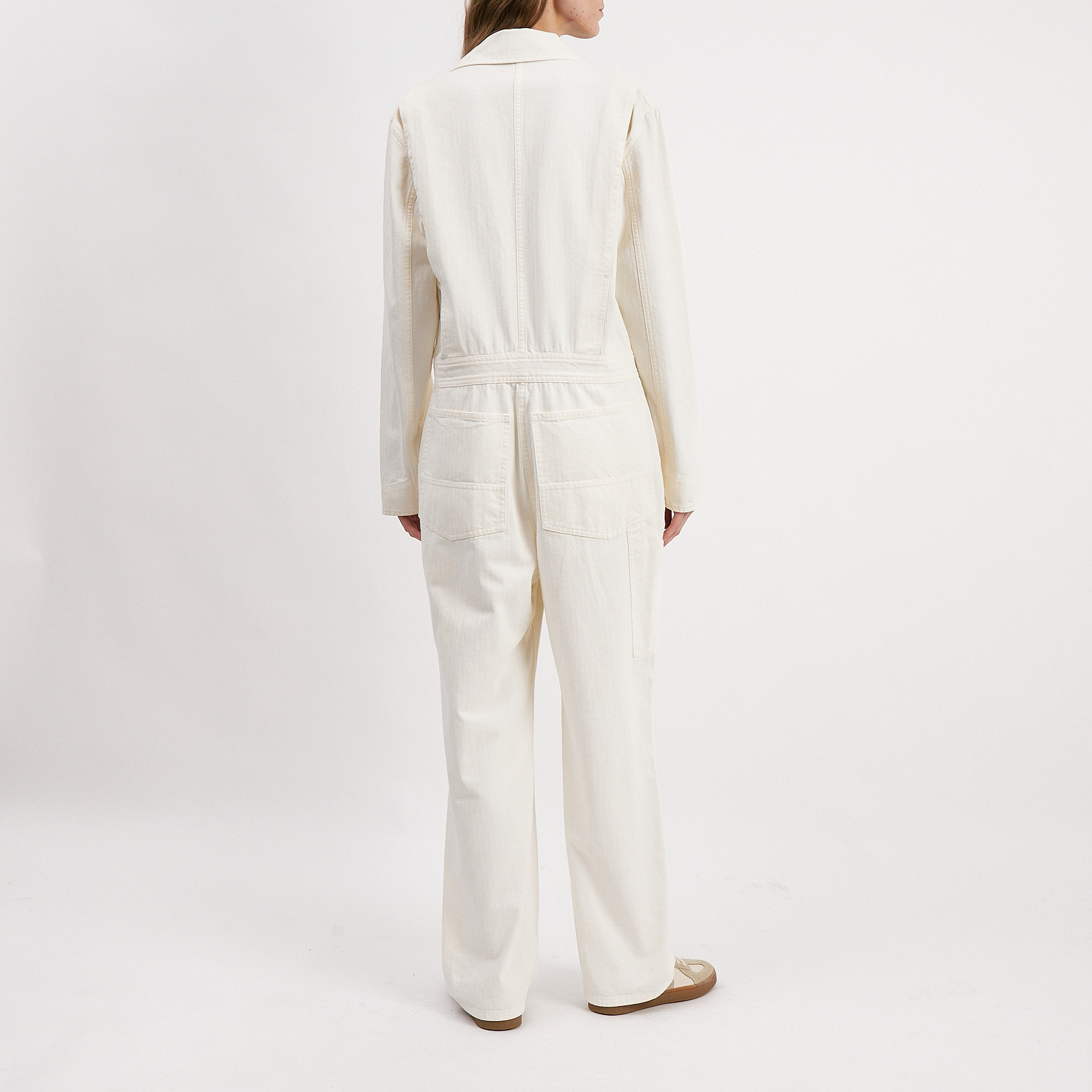 Комбинезон белого цвета Ralph Lauren - фото из каталога магазина брендовой одежды Second Friend Store Комбинезон Ralph Lauren - купить оригинал в секонд-хенде SFS - 3