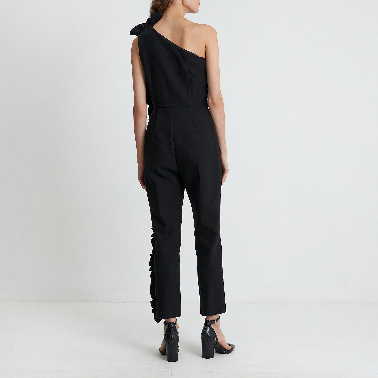 Комбинезон черного цвета MSGM - фото из каталога магазина брендовой одежды Second Friend Store Комбинезон MSGM - купить оригинал в секонд-хенде SFS - 3