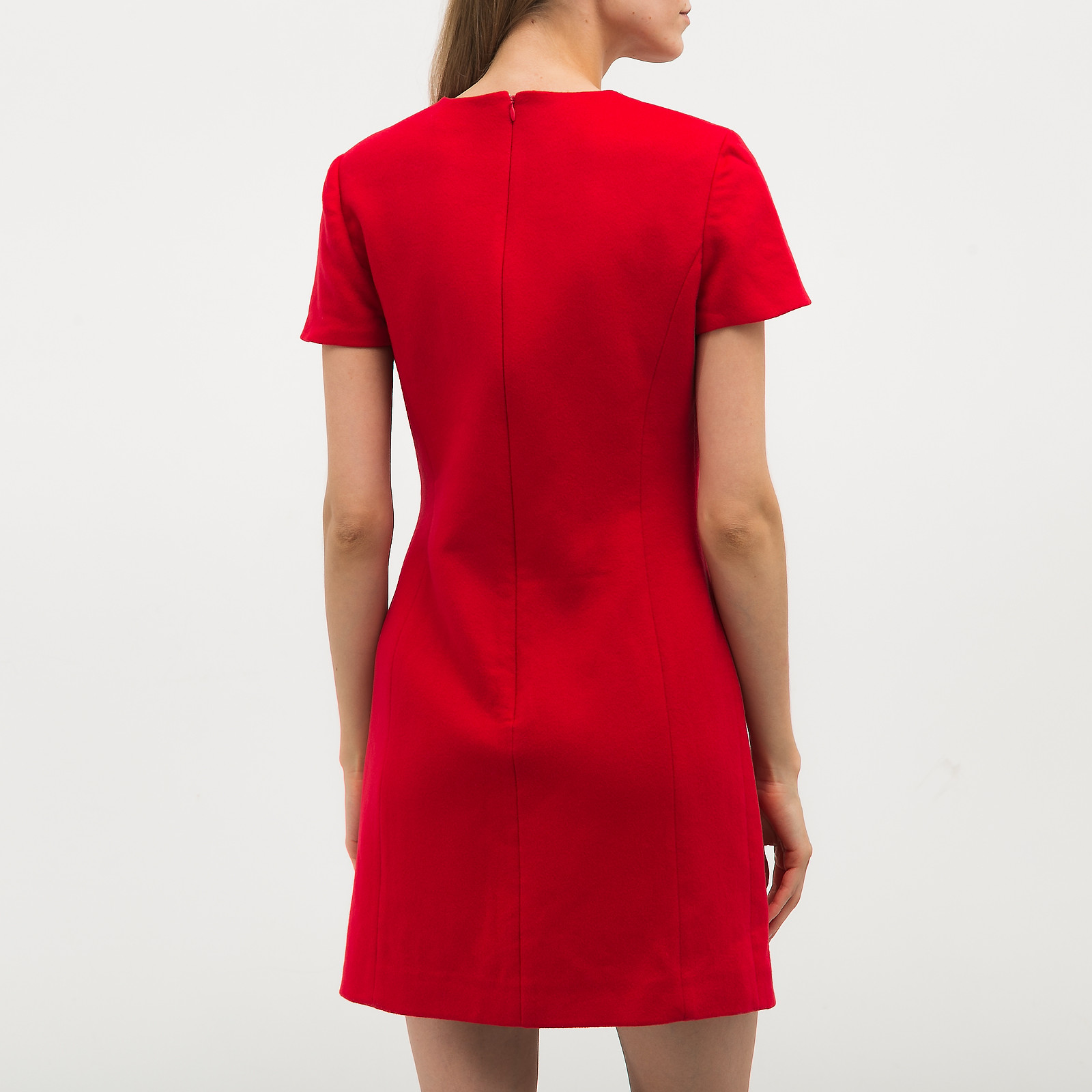 Платье красного цвета Christian Dior - фото из каталога магазина брендовой одежды Second Friend Store Платье Christian Dior - купить оригинал в секонд-хенде SFS - 3