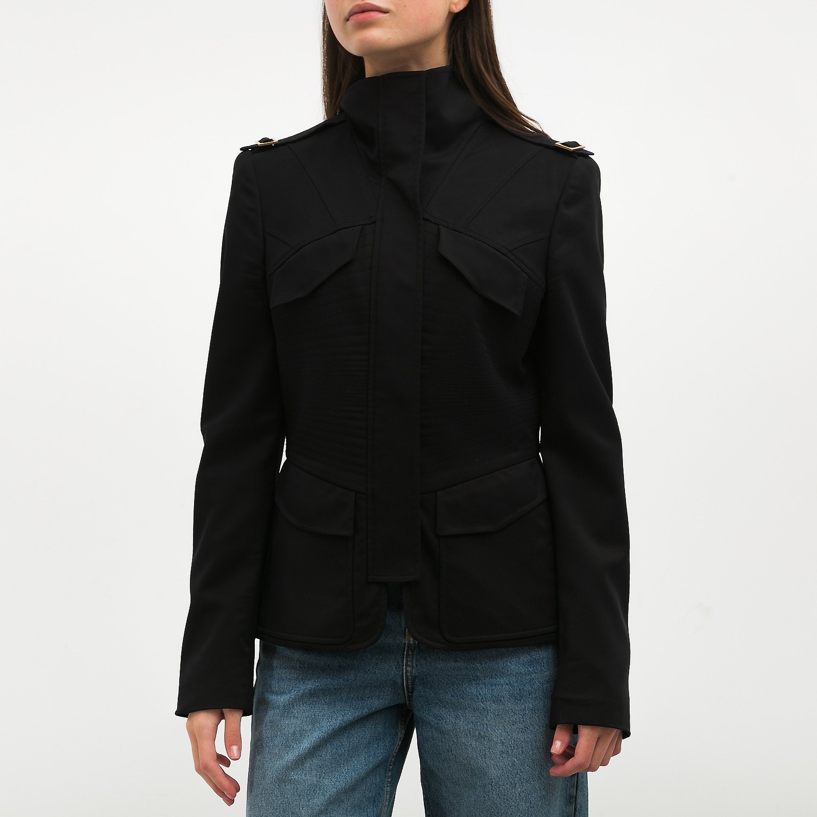 Куртка черного цвета Gucci - фото из каталога магазина брендовой одежды Second Friend Store Куртка Gucci - купить оригинал в секонд-хенде SFS - 1