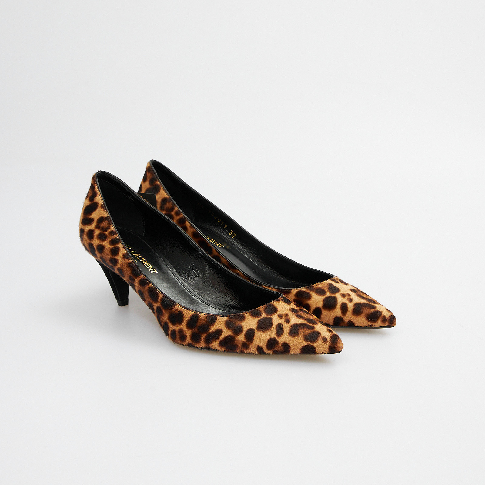 Туфли коричневого цвета Saint Laurent - фото из каталога магазина брендовой одежды Second Friend Store Туфли Saint Laurent - купить оригинал в секонд-хенде SFS - 2