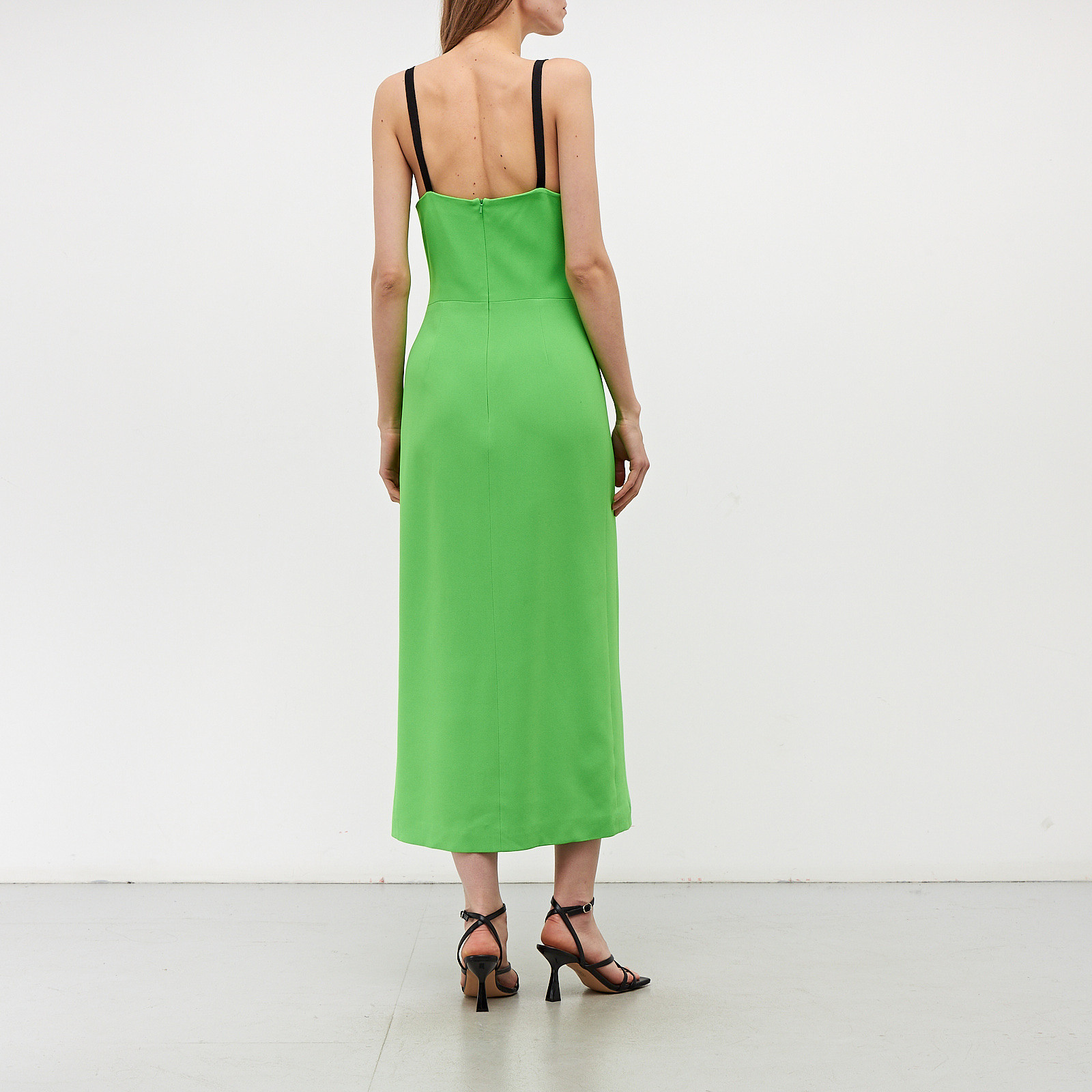 Платье  зеленого цвета David Koma - фото из каталога магазина брендовой одежды Second Friend Store Платье David Koma - купить оригинал в секонд-хенде SFS - 2