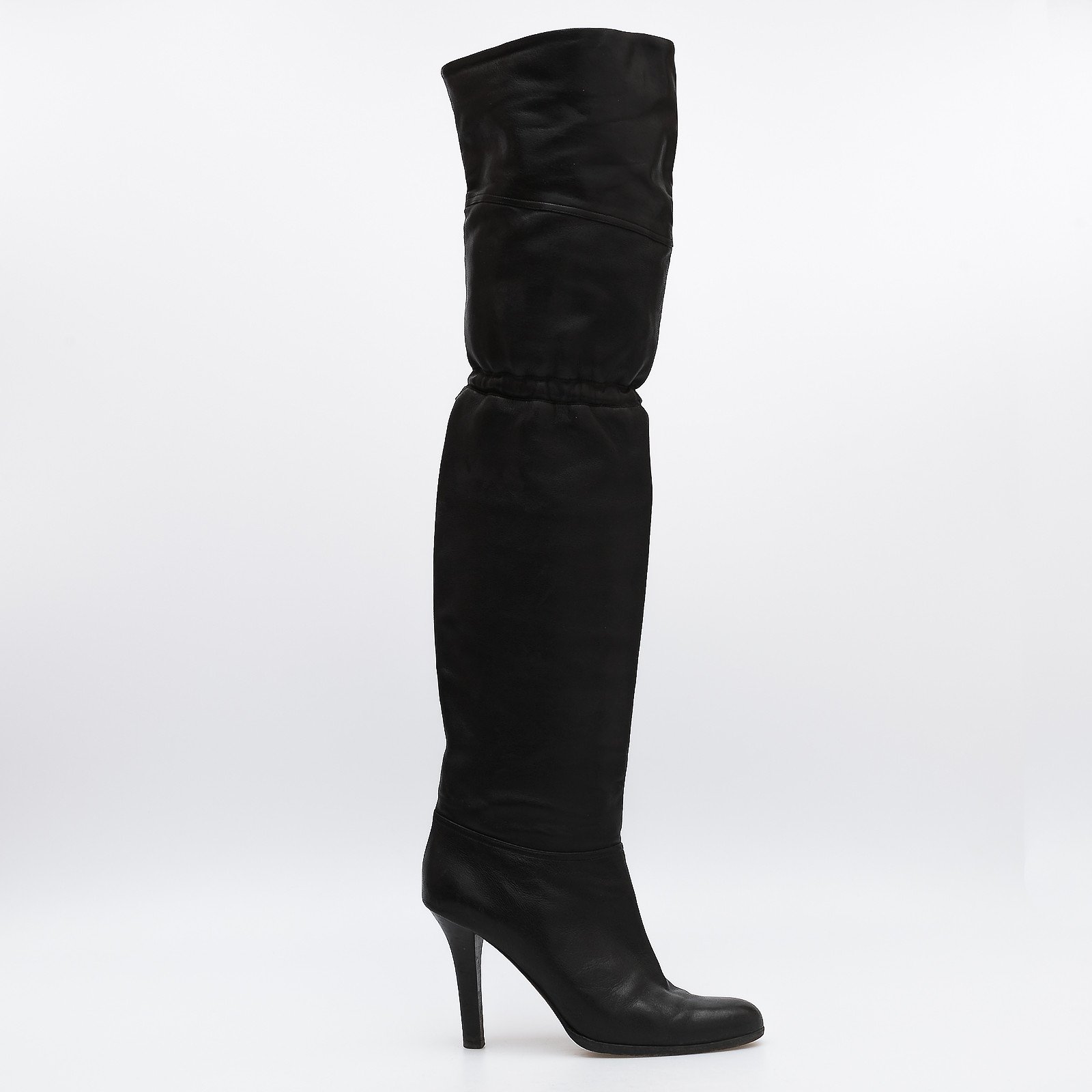 Сапоги черного цвета Jimmy Choo - фото из каталога магазина брендовой одежды Second Friend Store Сапоги Jimmy Choo - купить оригинал в секонд-хенде SFS - 1