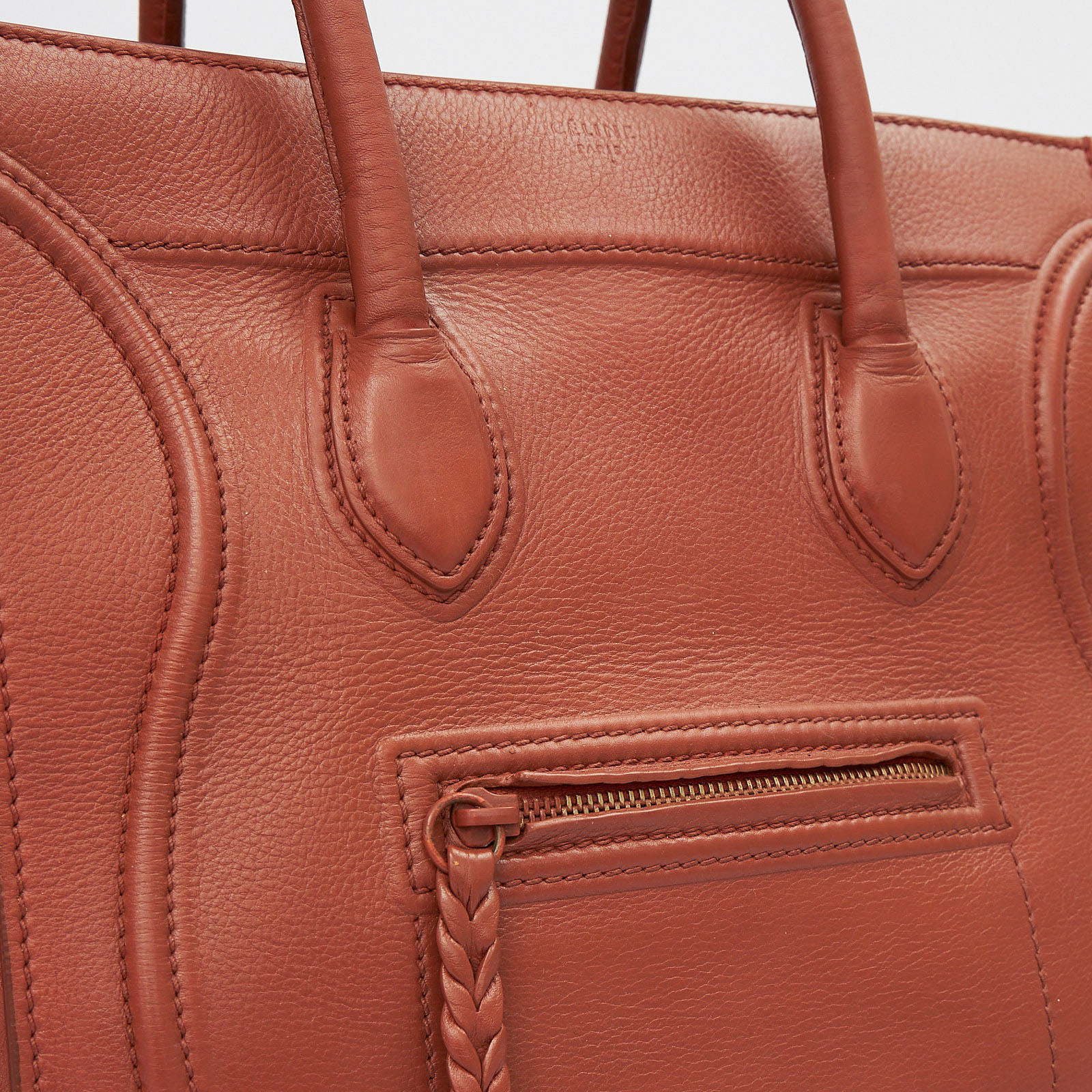 Сумка коричневого цвета Celine - фото из каталога магазина брендовой одежды Second Friend Store Сумка Celine - купить оригинал в секонд-хенде SFS - 5