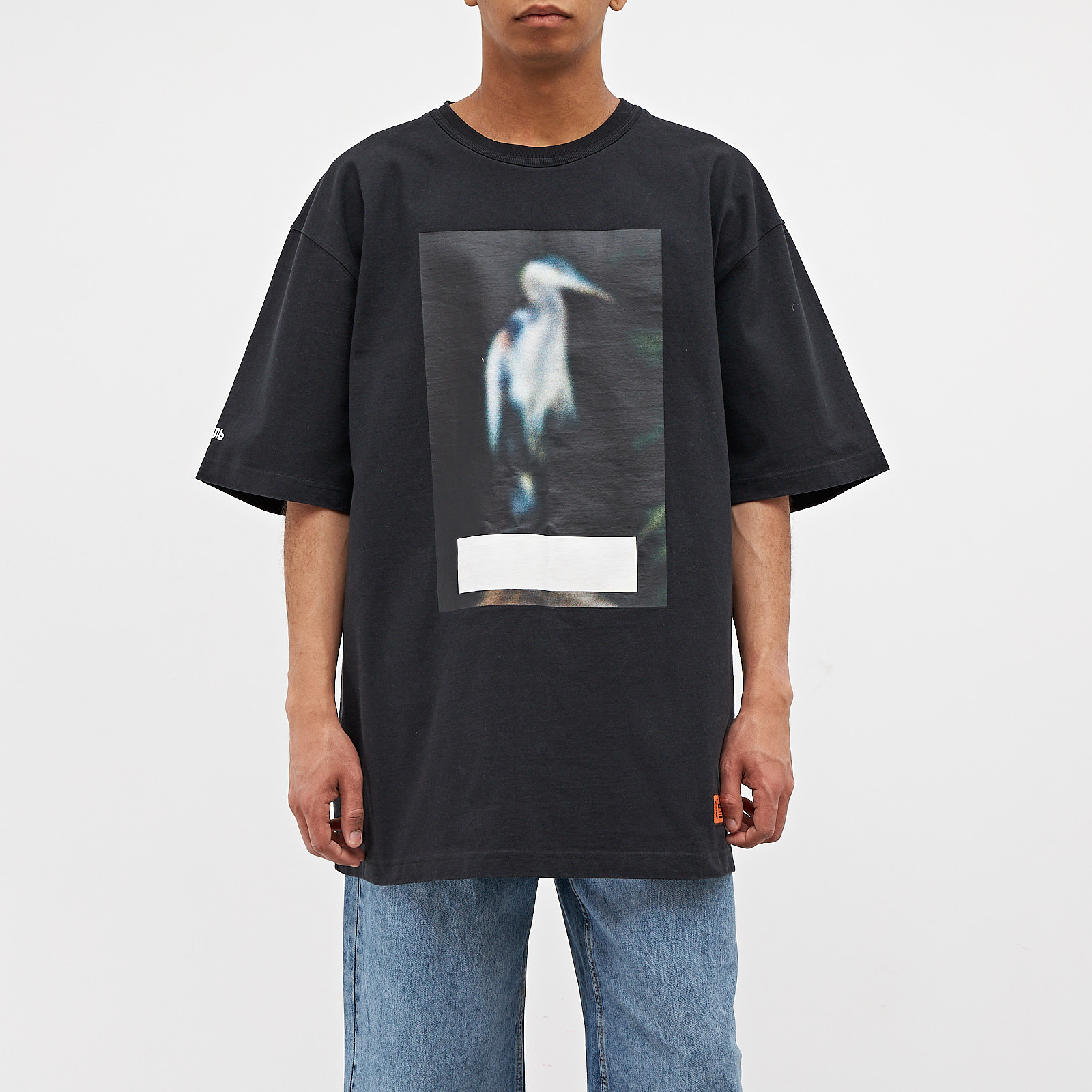 Футболка черного цвета Heron Preston - фото из каталога магазина брендовой одежды Second Friend Store Футболка Heron Preston - купить оригинал в секонд-хенде SFS - 1