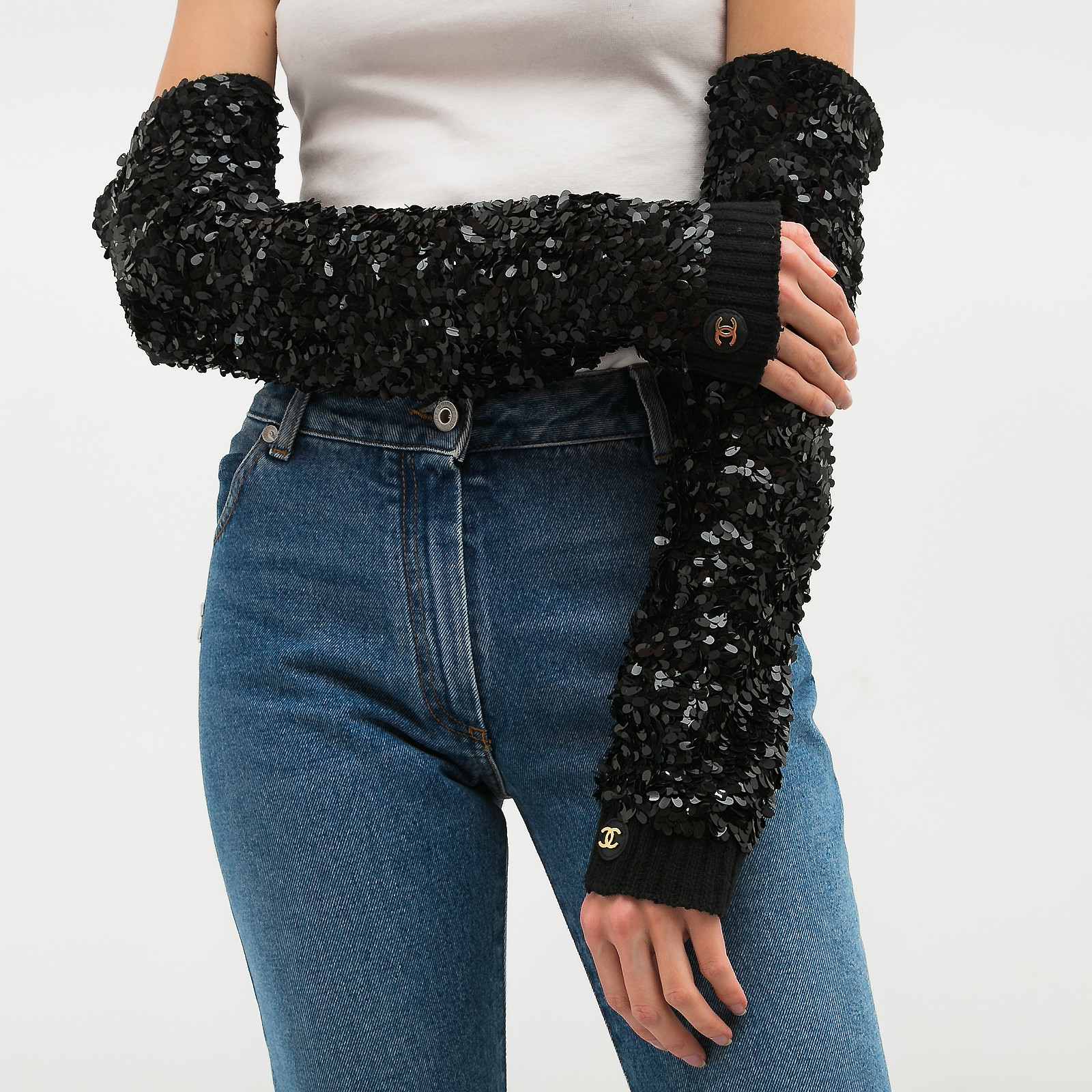 Митенки Chanel - купить оригинал в секонд-хенде SFS - 1