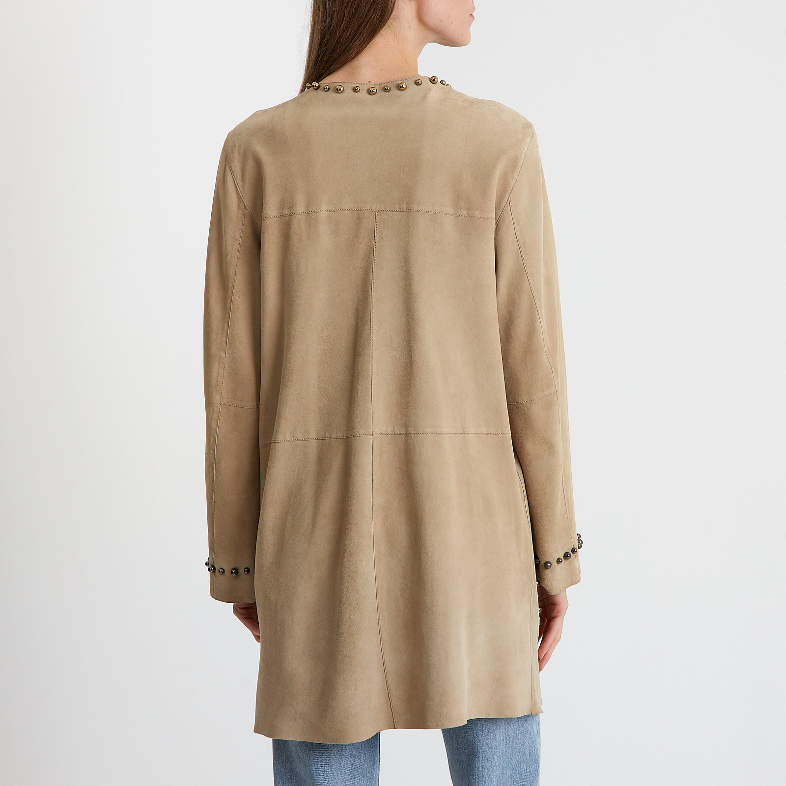 Плащ бежевого цвета Lanvin - фото из каталога магазина брендовой одежды Second Friend Store Плащ Lanvin - купить оригинал в секонд-хенде SFS - 3