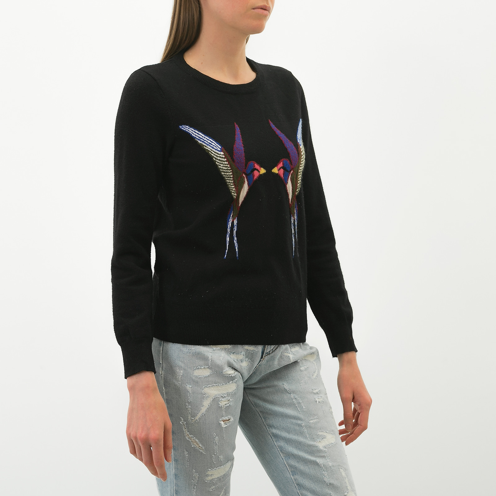 Свитер черного цвета Stella McCartney - фото из каталога магазина брендовой одежды Second Friend Store Свитер Stella McCartney - купить оригинал в секонд-хенде SFS - 3