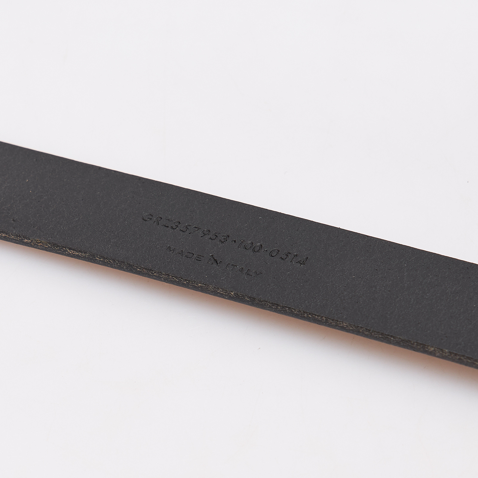 Ремень черного цвета Saint Laurent - фото из каталога магазина брендовой одежды Second Friend Store Ремень Saint Laurent - купить оригинал в секонд-хенде SFS - 6