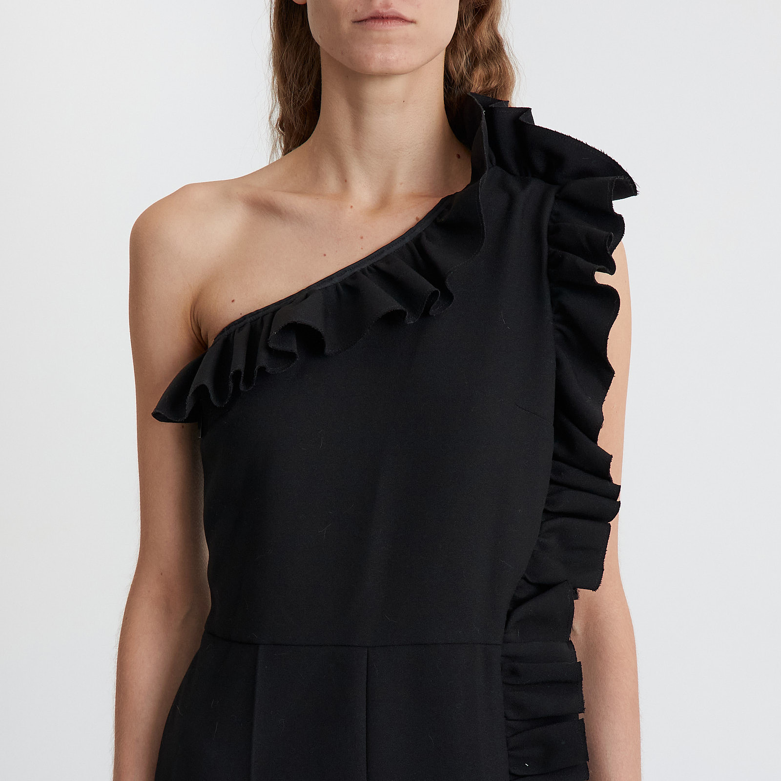 Комбинезон черного цвета MSGM - фото из каталога магазина брендовой одежды Second Friend Store Комбинезон MSGM - купить оригинал в секонд-хенде SFS - 4