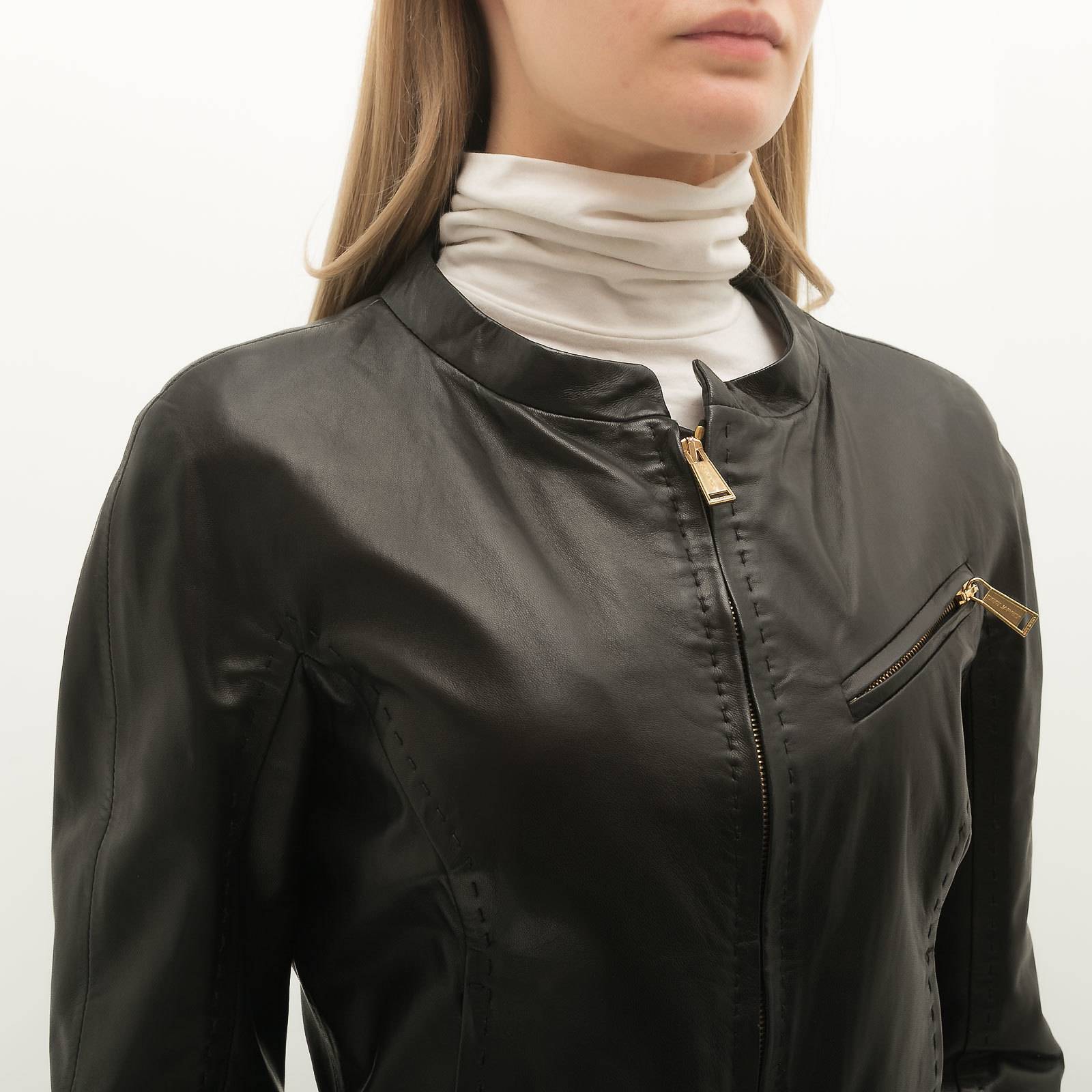Куртка кожаная Dsquared2 - купить оригинал в секонд-хенде SFS