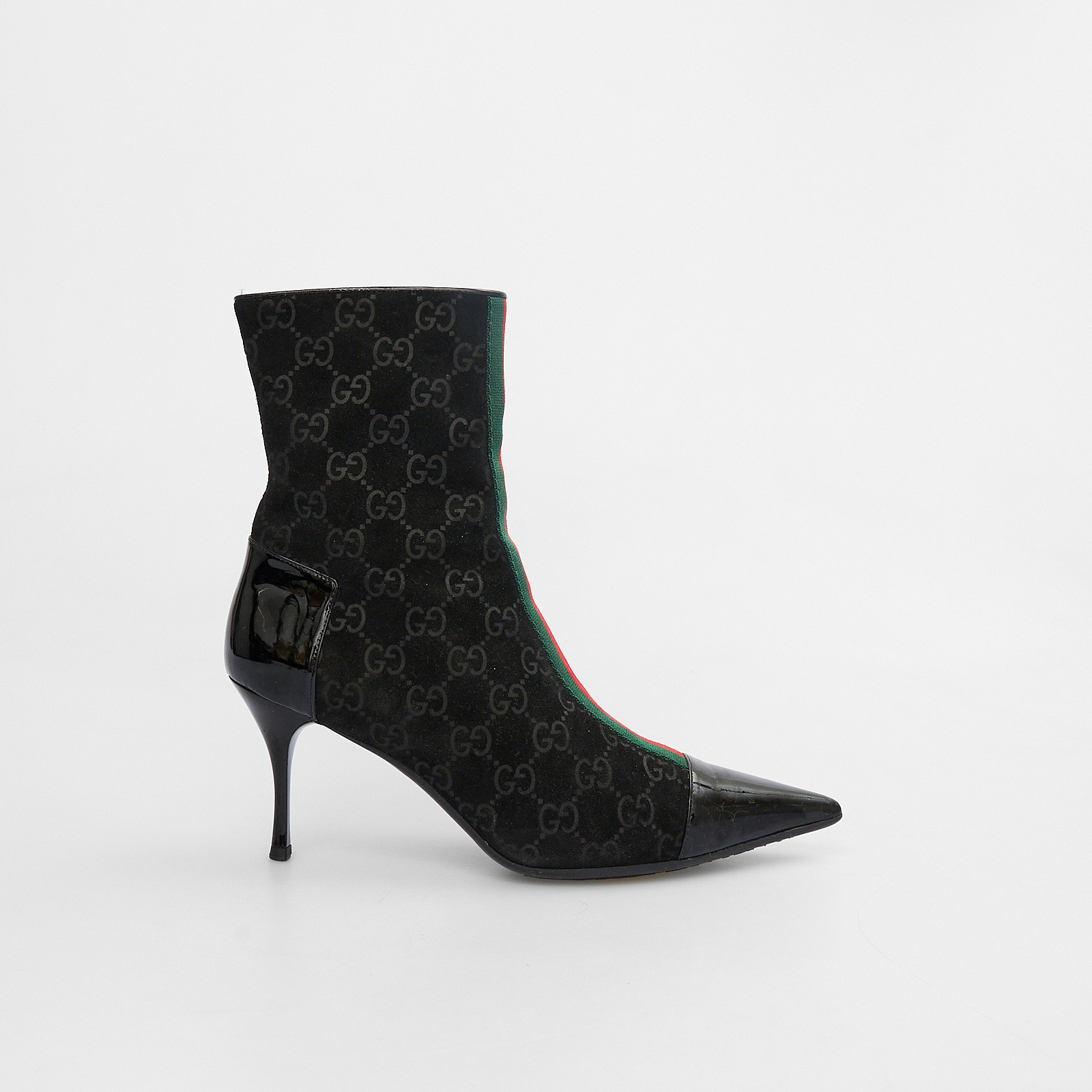 Ботильоны черного цвета Gucci - фото из каталога магазина брендовой одежды Second Friend Store Ботильоны Gucci - купить оригинал в секонд-хенде SFS - 1