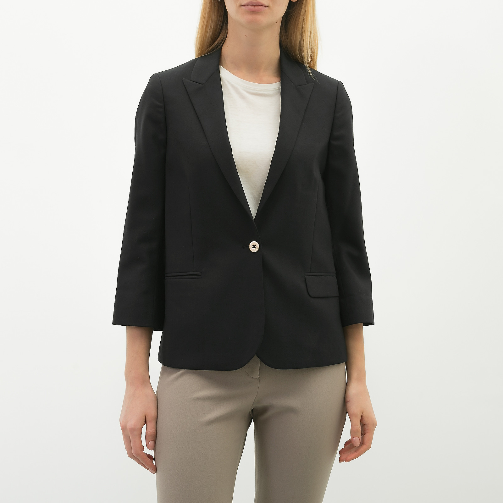 Пиджак синего цвета Zadig & Voltaire - фото из каталога магазина брендовой одежды Second Friend Store Пиджак Zadig & Voltaire - купить оригинал в секонд-хенде SFS - 1