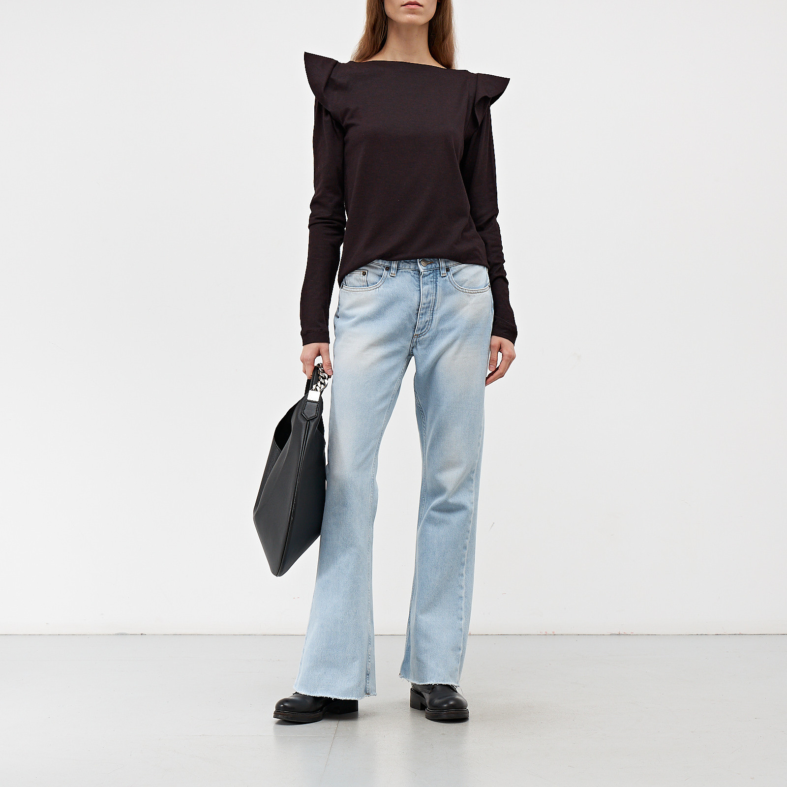 Джемпер коричневого цвета Maison Margiela - фото из каталога магазина брендовой одежды Second Friend Store Джемпер Maison Margiela - купить оригинал в секонд-хенде SFS - 3