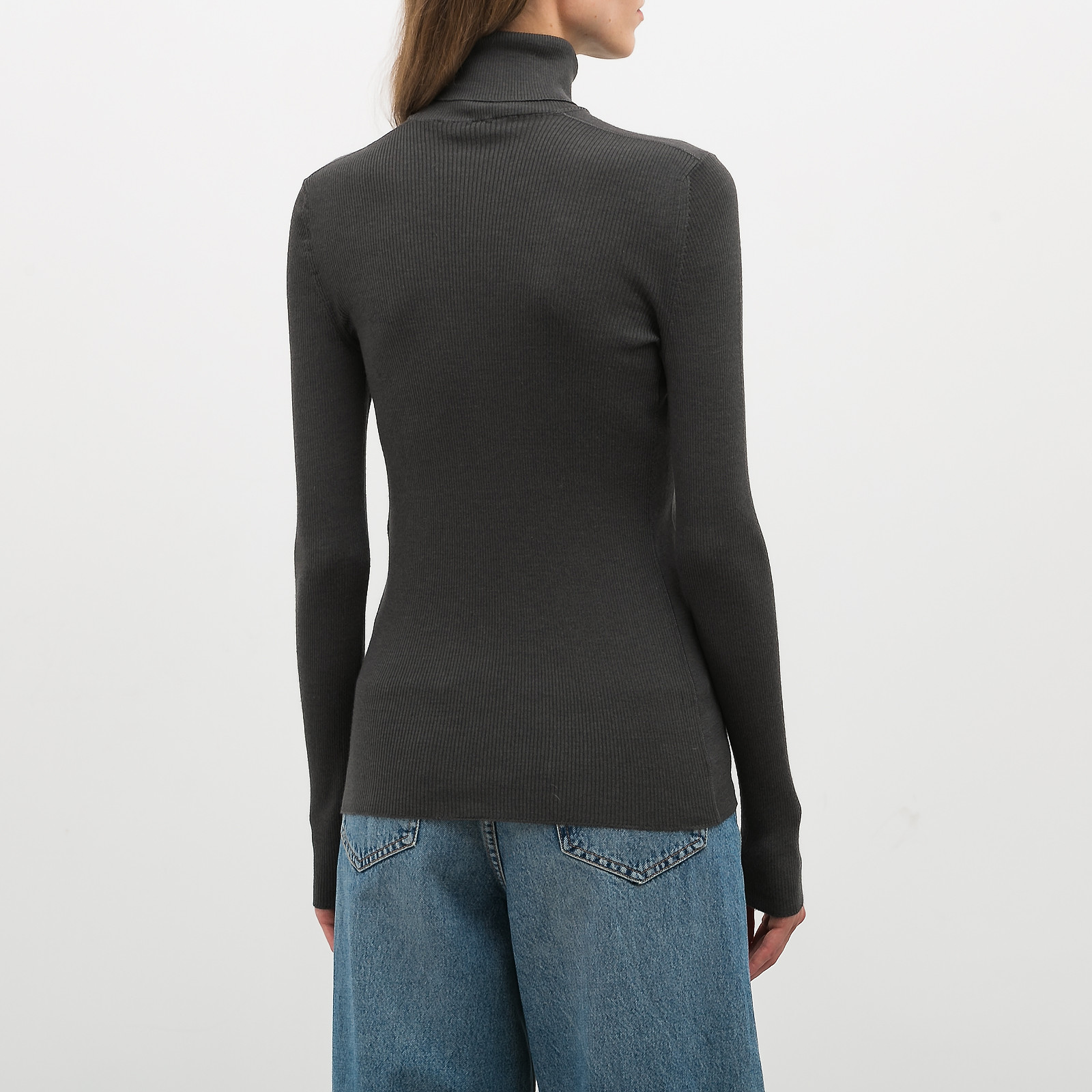 Водолазка серого цвета Tom Ford - фото из каталога магазина брендовой одежды Second Friend Store Водолазка Tom Ford - купить оригинал в секонд-хенде SFS - 3