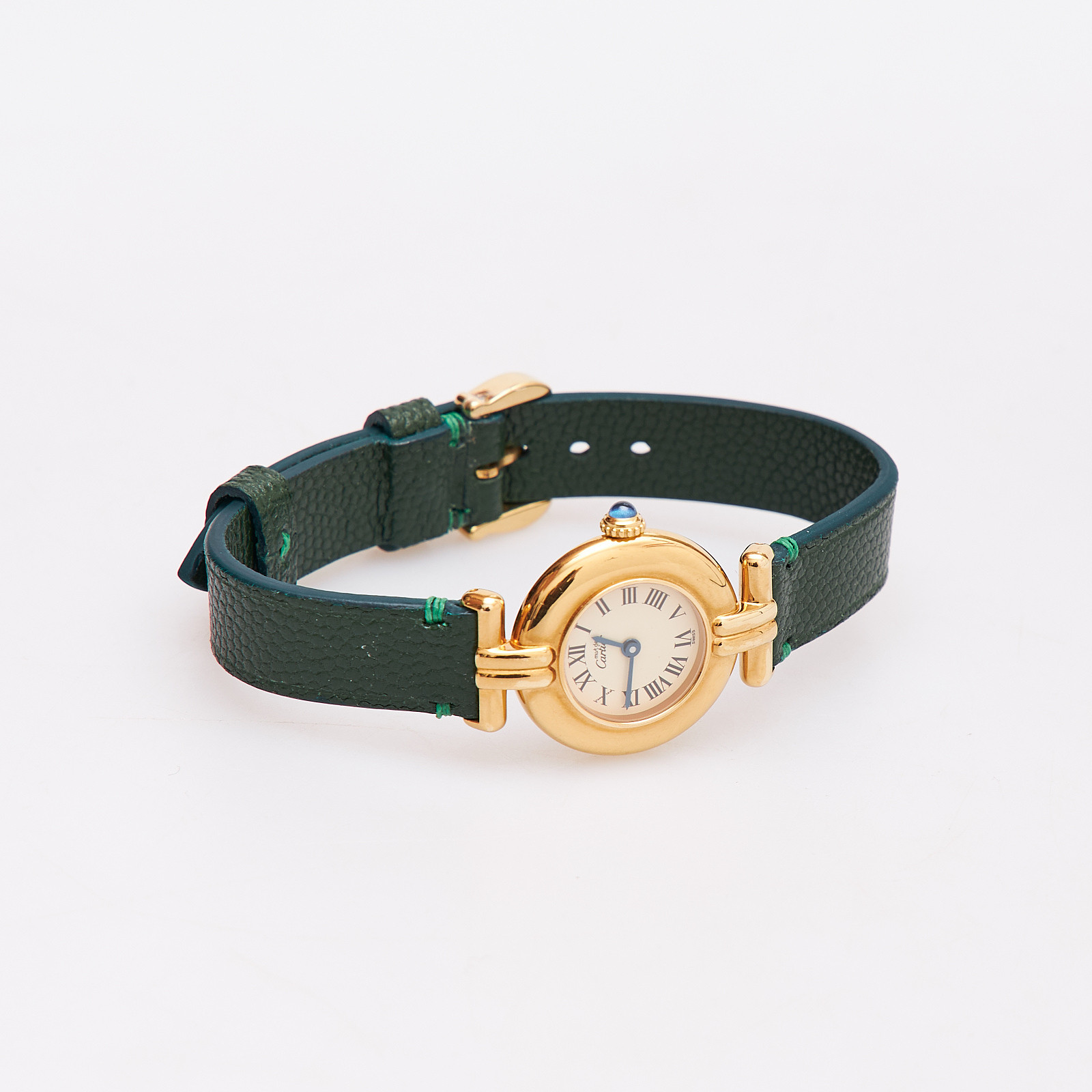 Часы золотого цвета Cartier - фото из каталога магазина брендовой одежды Second Friend Store Часы Cartier - купить оригинал в секонд-хенде SFS - 5