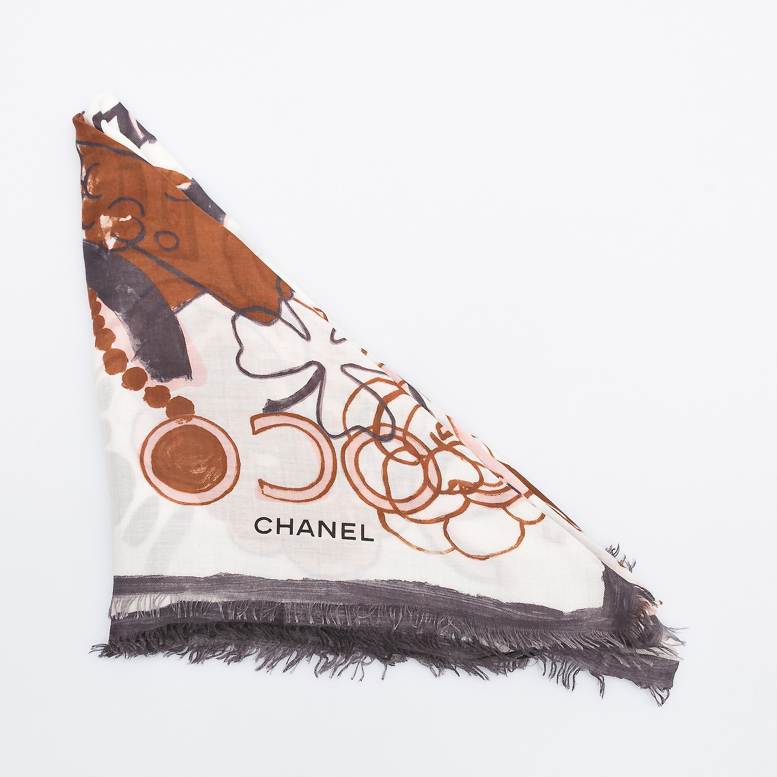 Шарф Chanel - купить оригинал в секонд-хенде SFS