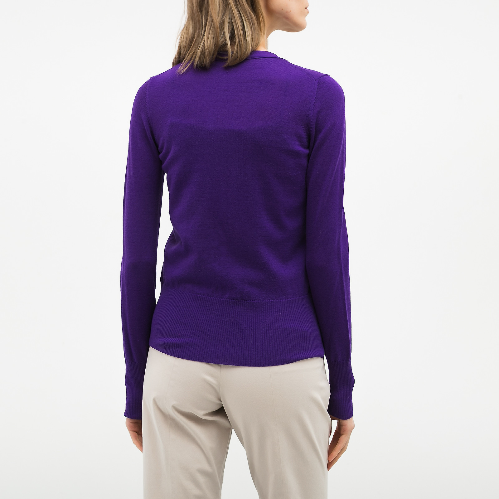 Кардиган фиолетового цвета McQ by Alexander McQueen - фото из каталога магазина брендовой одежды Second Friend Store Кардиган McQ by Alexander McQueen - купить оригинал в секонд-хенде SFS - 3