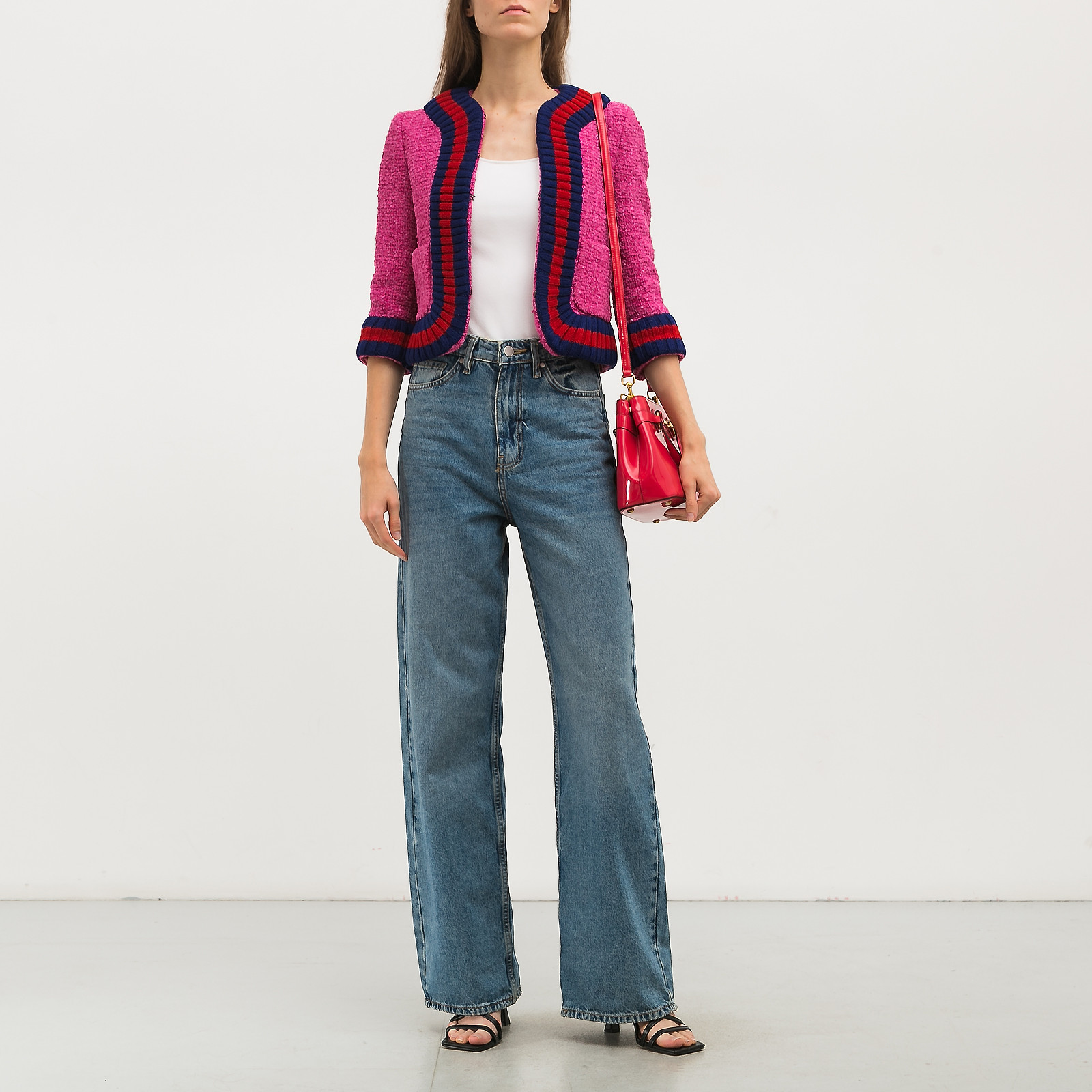 Жакет розового цвета Gucci - фото из каталога магазина брендовой одежды Second Friend Store Жакет Gucci - купить оригинал в секонд-хенде SFS - 3