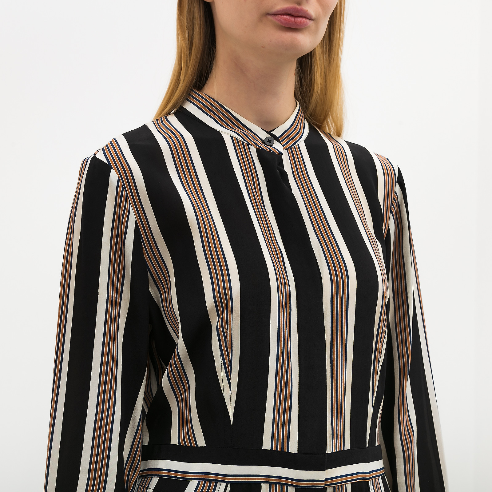 Платье коричневого цвета Diane von Furstenberg - фото из каталога магазина брендовой одежды Second Friend Store Платье Diane von Furstenberg - купить оригинал в секонд-хенде SFS - 4