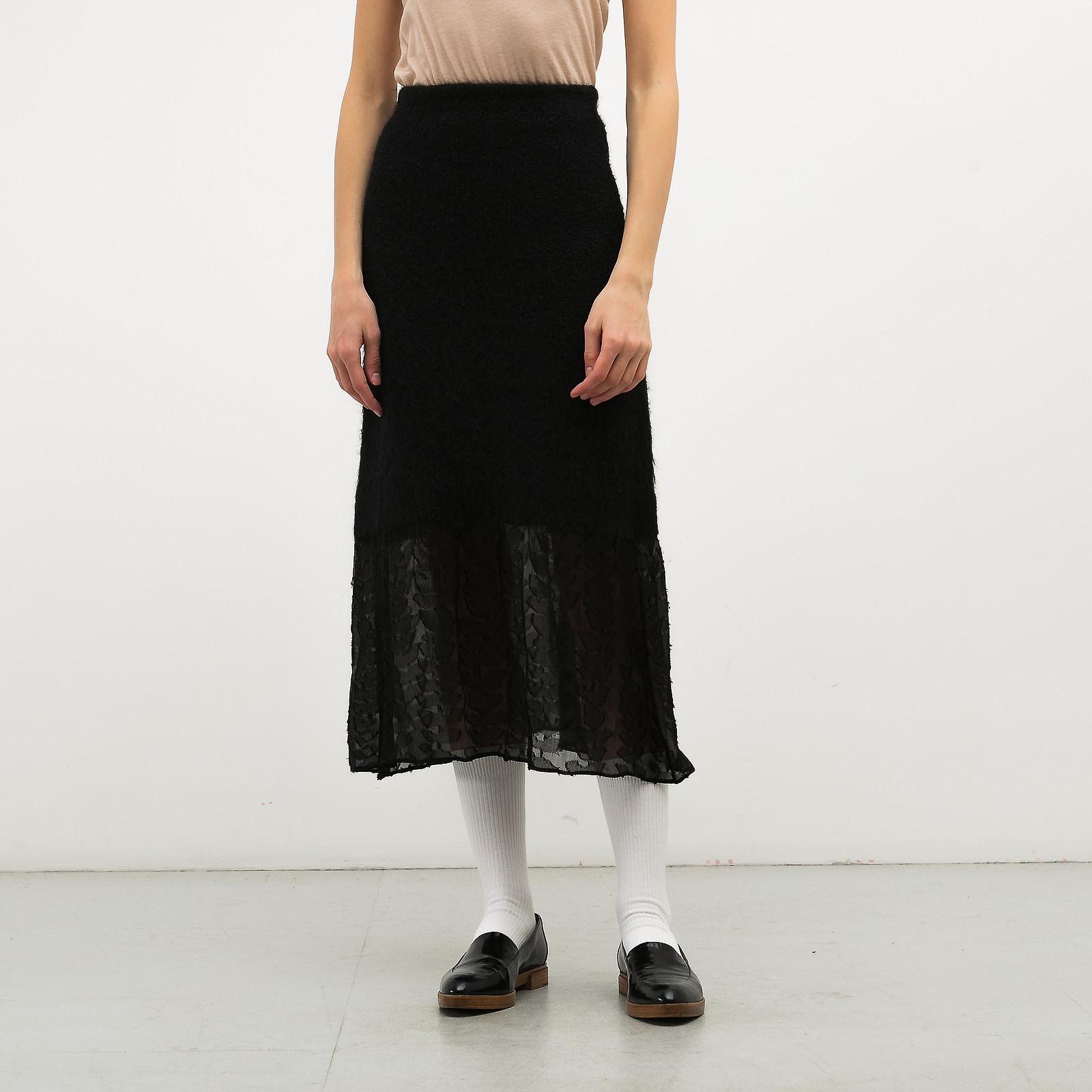 Юбка черного цвета Sonia Rykiel - фото из каталога магазина брендовой одежды Second Friend Store Юбка Sonia Rykiel - купить оригинал в секонд-хенде SFS - 1