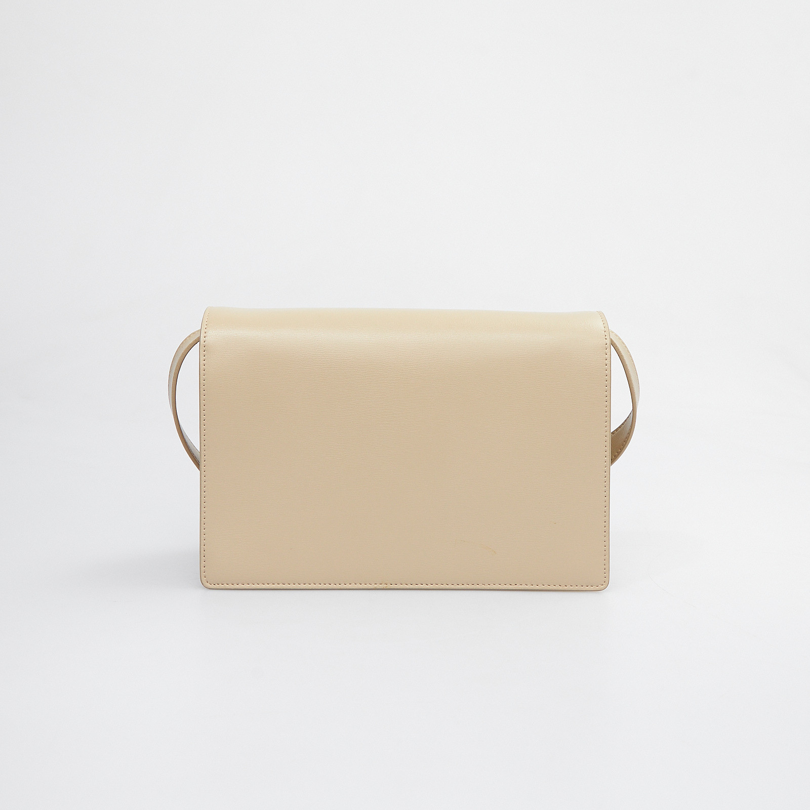 Сумка бежевого цвета Saint Laurent - фото из каталога магазина брендовой одежды Second Friend Store Сумка Saint Laurent - купить оригинал в секонд-хенде SFS - 4