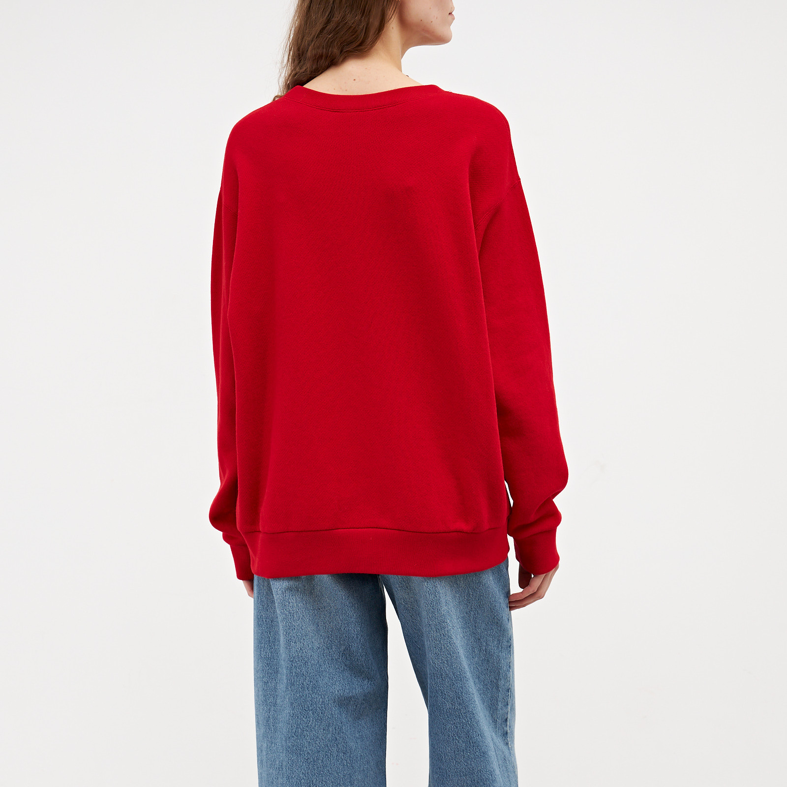 Свитшот красного цвета Gucci - фото из каталога магазина брендовой одежды Second Friend Store Свитшот Gucci - купить оригинал в секонд-хенде SFS - 3