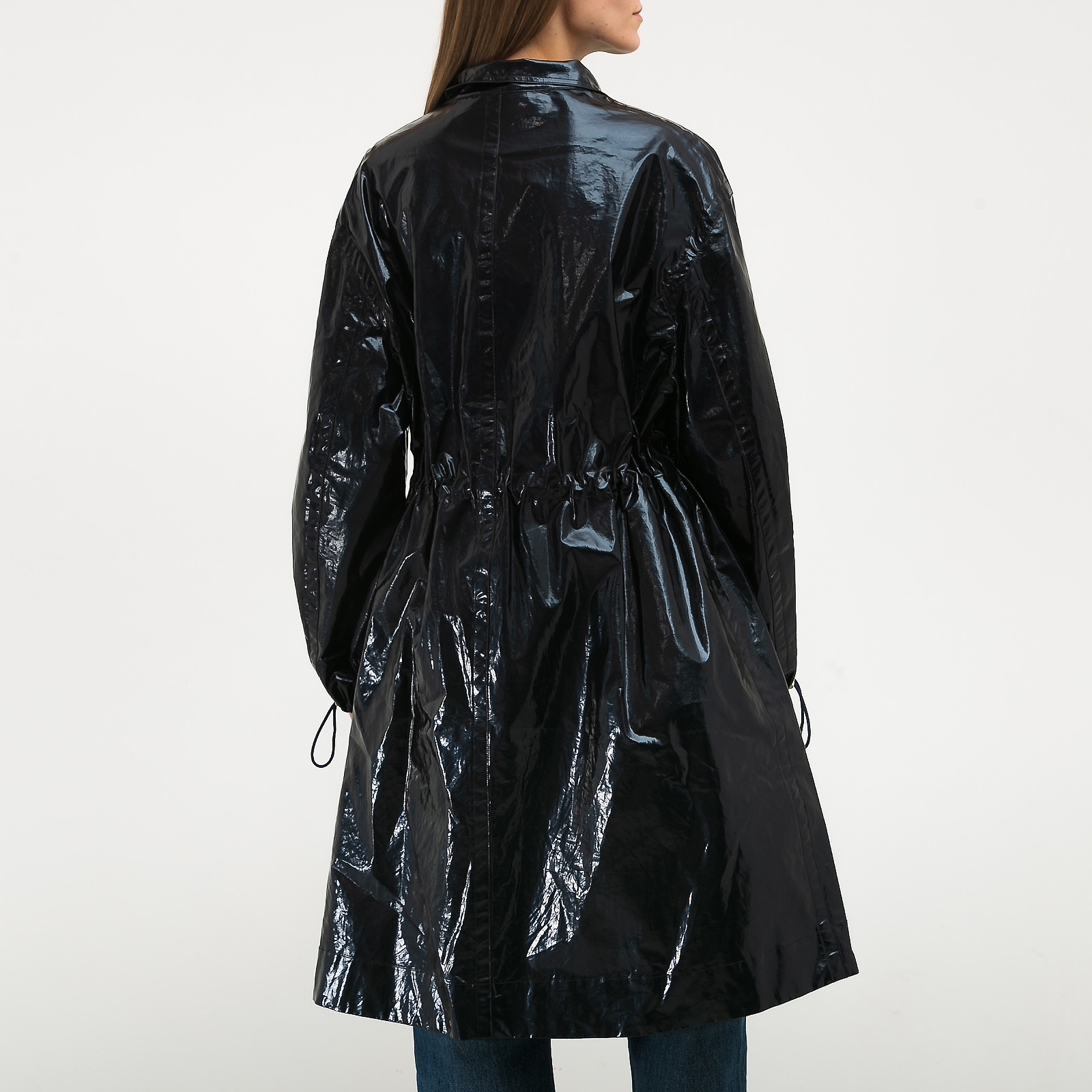 Плащ синего цвета Isabel Marant - фото из каталога магазина брендовой одежды Second Friend Store Плащ Isabel Marant - купить оригинал в секонд-хенде SFS - 3
