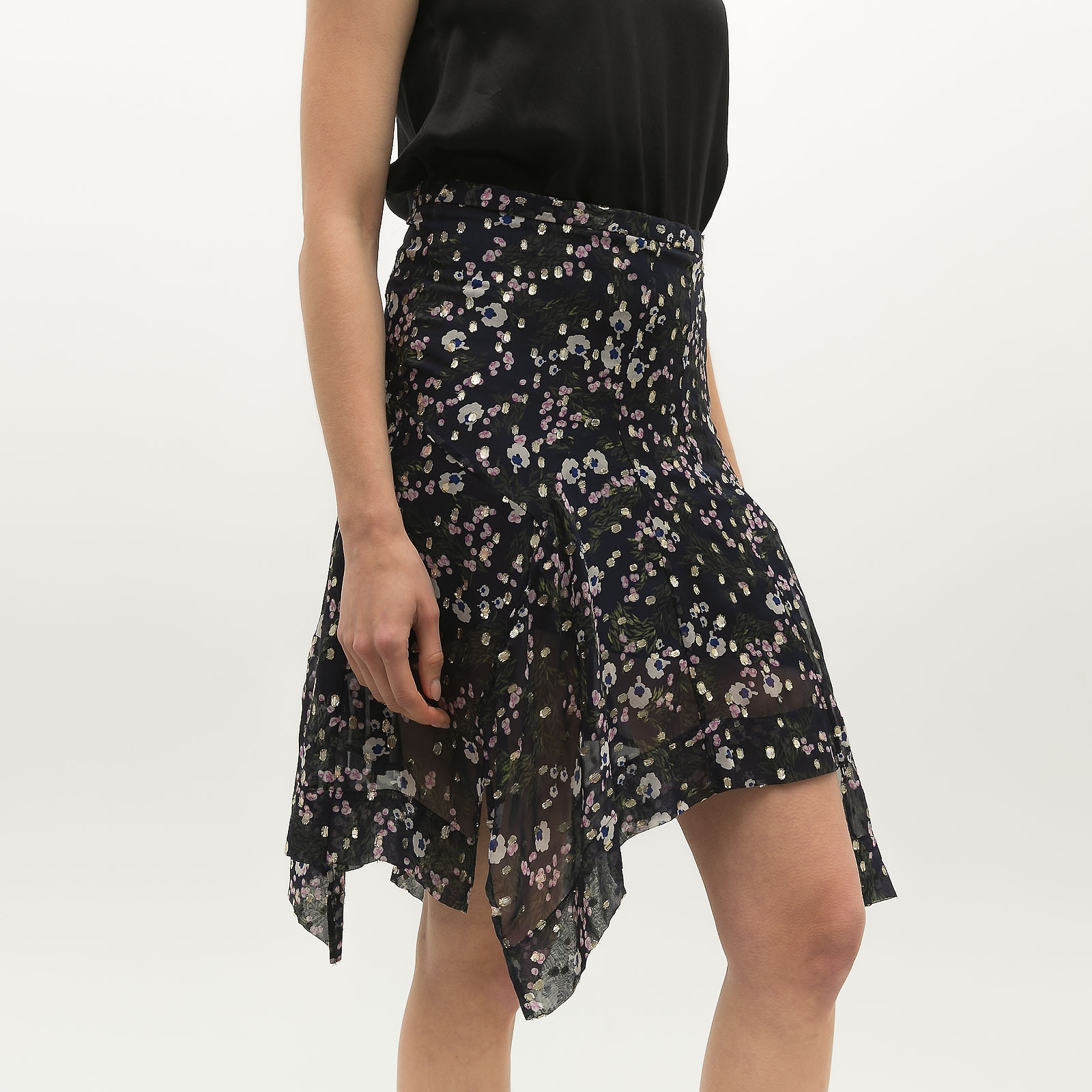 Юбка  синего цвета Isabel Marant - фото из каталога магазина брендовой одежды Second Friend Store Юбка Isabel Marant - купить оригинал в секонд-хенде SFS - 3