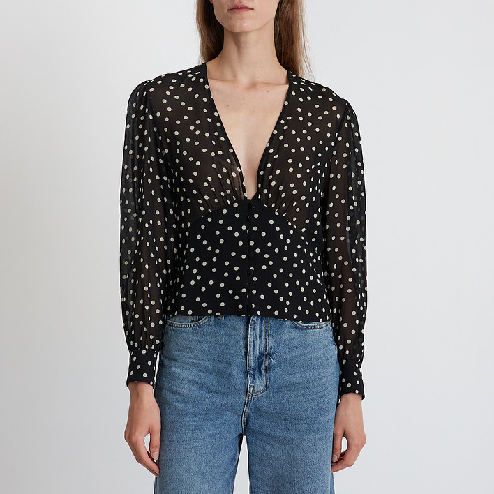 Блуза Saint Laurent