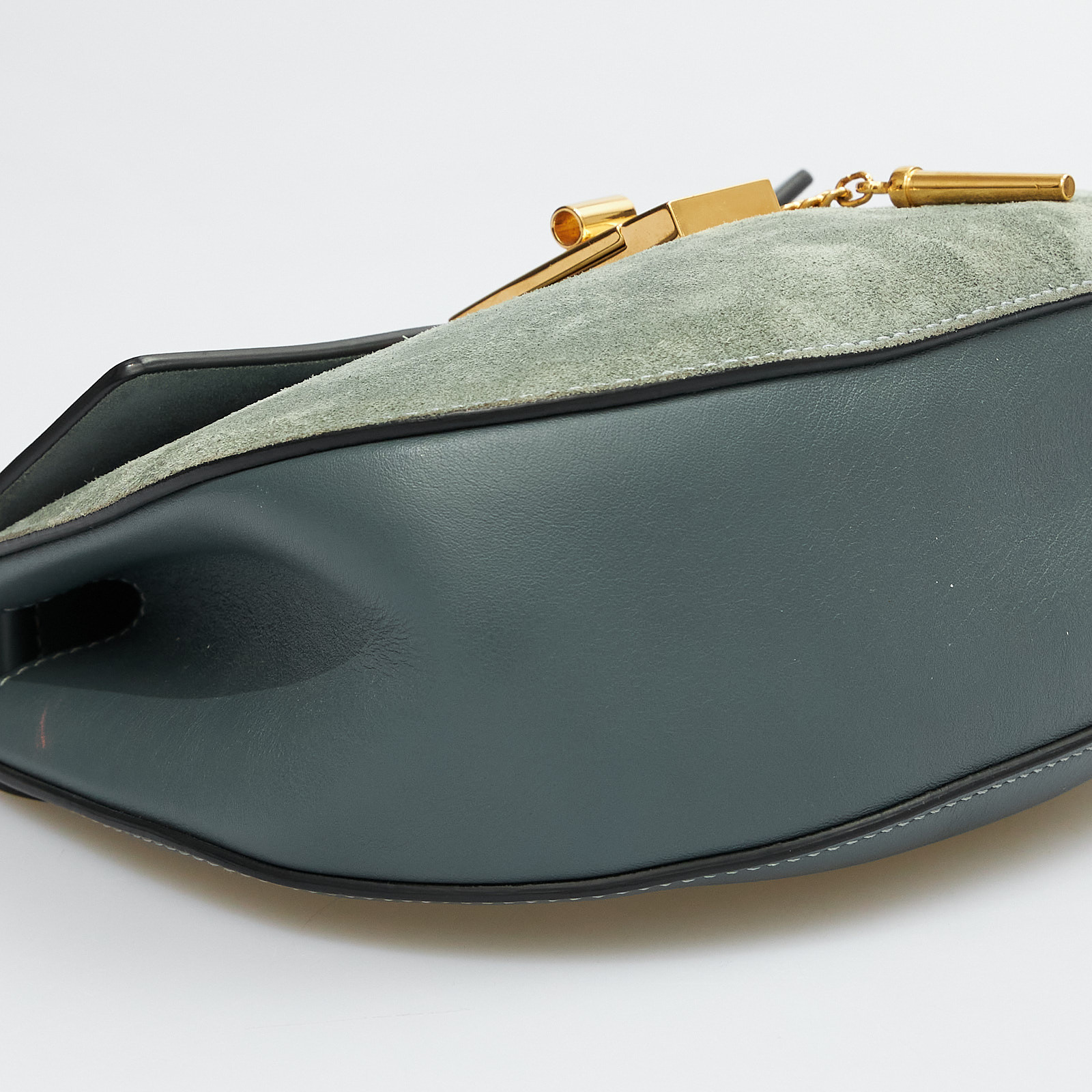 Сумка синего цвета Chloe - фото из каталога магазина брендовой одежды Second Friend Store Сумка Chloe - купить оригинал в секонд-хенде SFS - 6