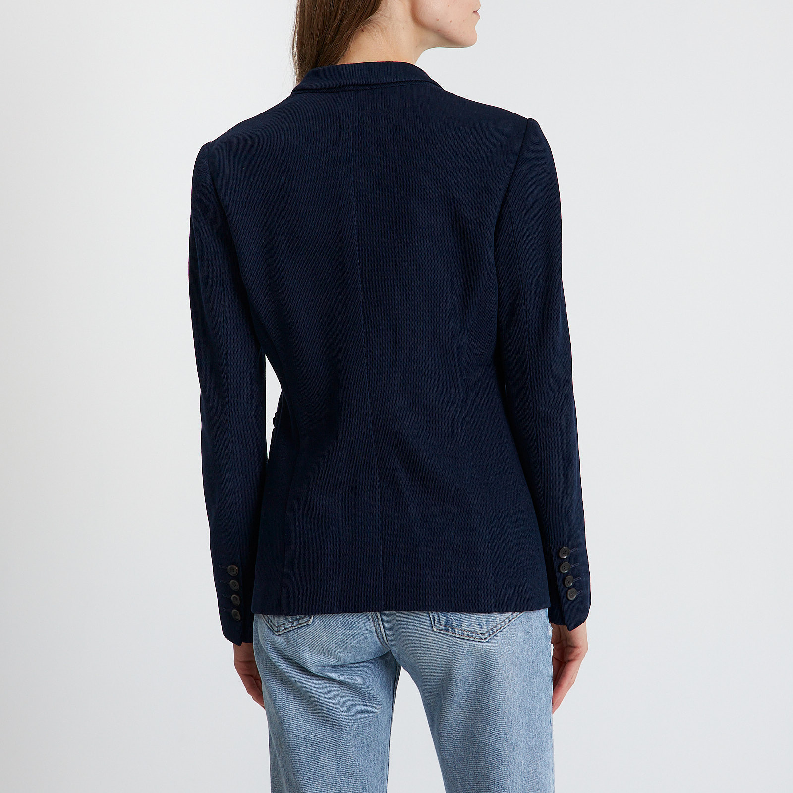 Пиджак синего цвета Gucci - фото из каталога магазина брендовой одежды Second Friend Store Пиджак Gucci - купить оригинал в секонд-хенде SFS - 3