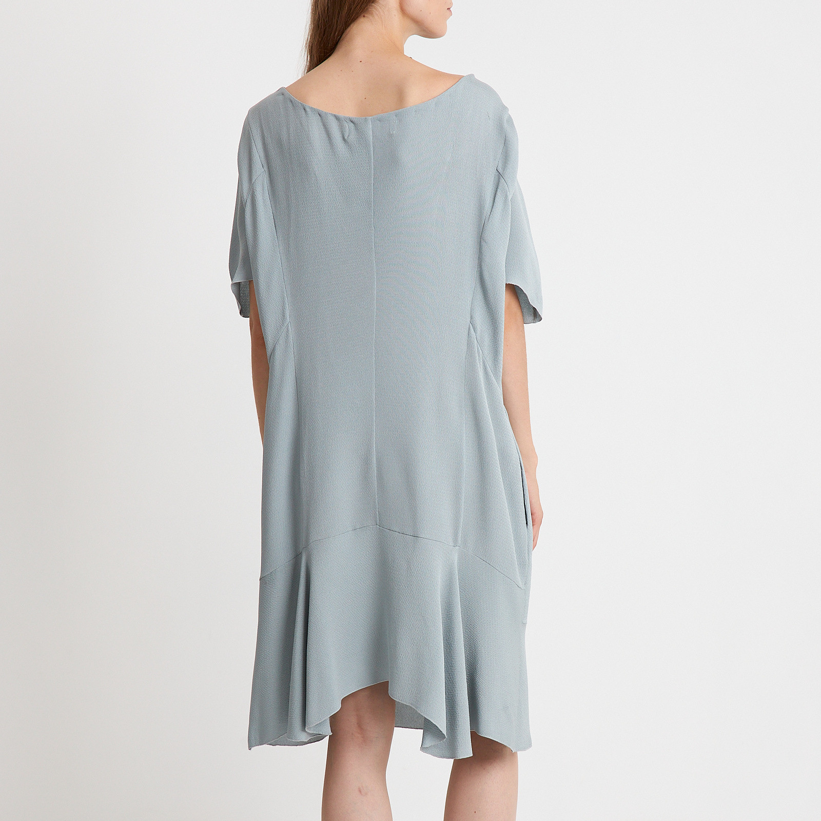 Платье голубого цвета Marni - фото из каталога магазина брендовой одежды Second Friend Store Платье Marni - купить оригинал в секонд-хенде SFS - 3