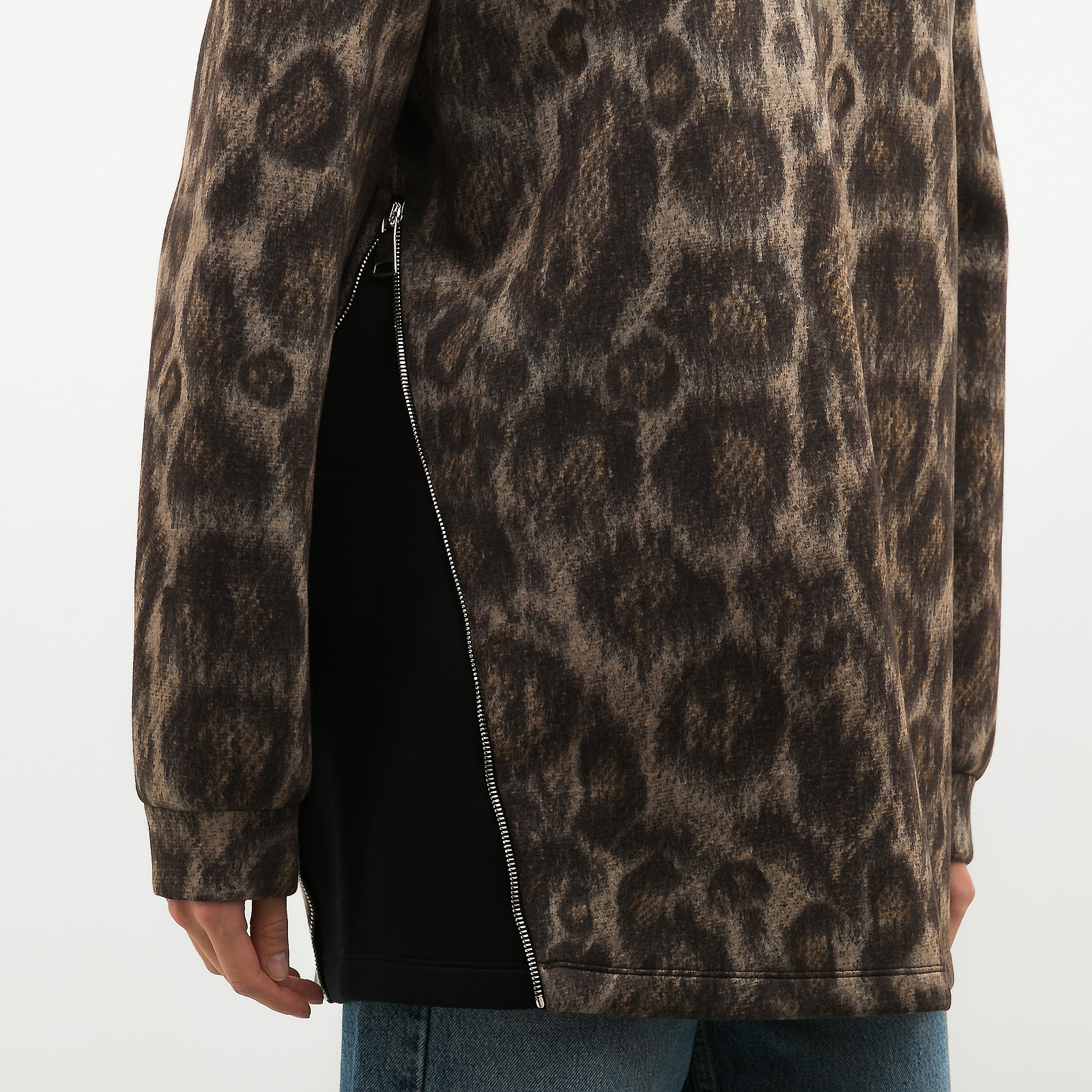 Свитшот коричневого цвета N21 - фото из каталога магазина брендовой одежды Second Friend Store Свитшот N21 - купить оригинал в секонд-хенде SFS - 4