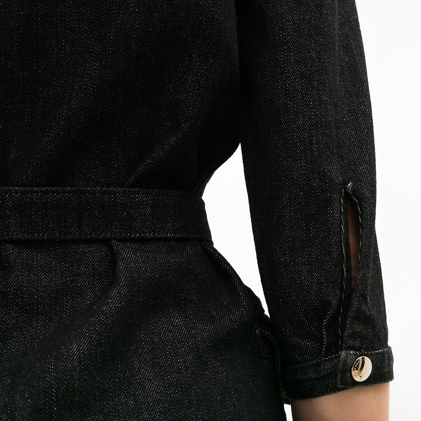 Платье черного цвета Alexander Terekhov - фото из каталога магазина брендовой одежды Second Friend Store Платье Alexander Terekhov - купить оригинал в секонд-хенде SFS - 4