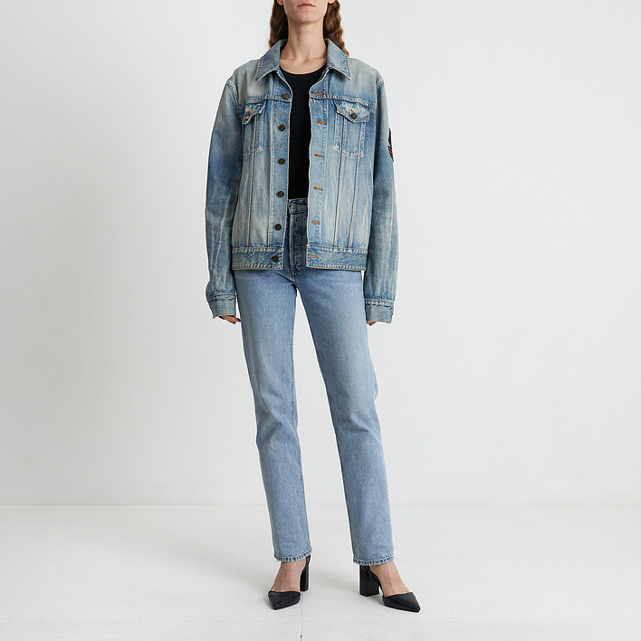 Джинсовая куртка Saint Laurent