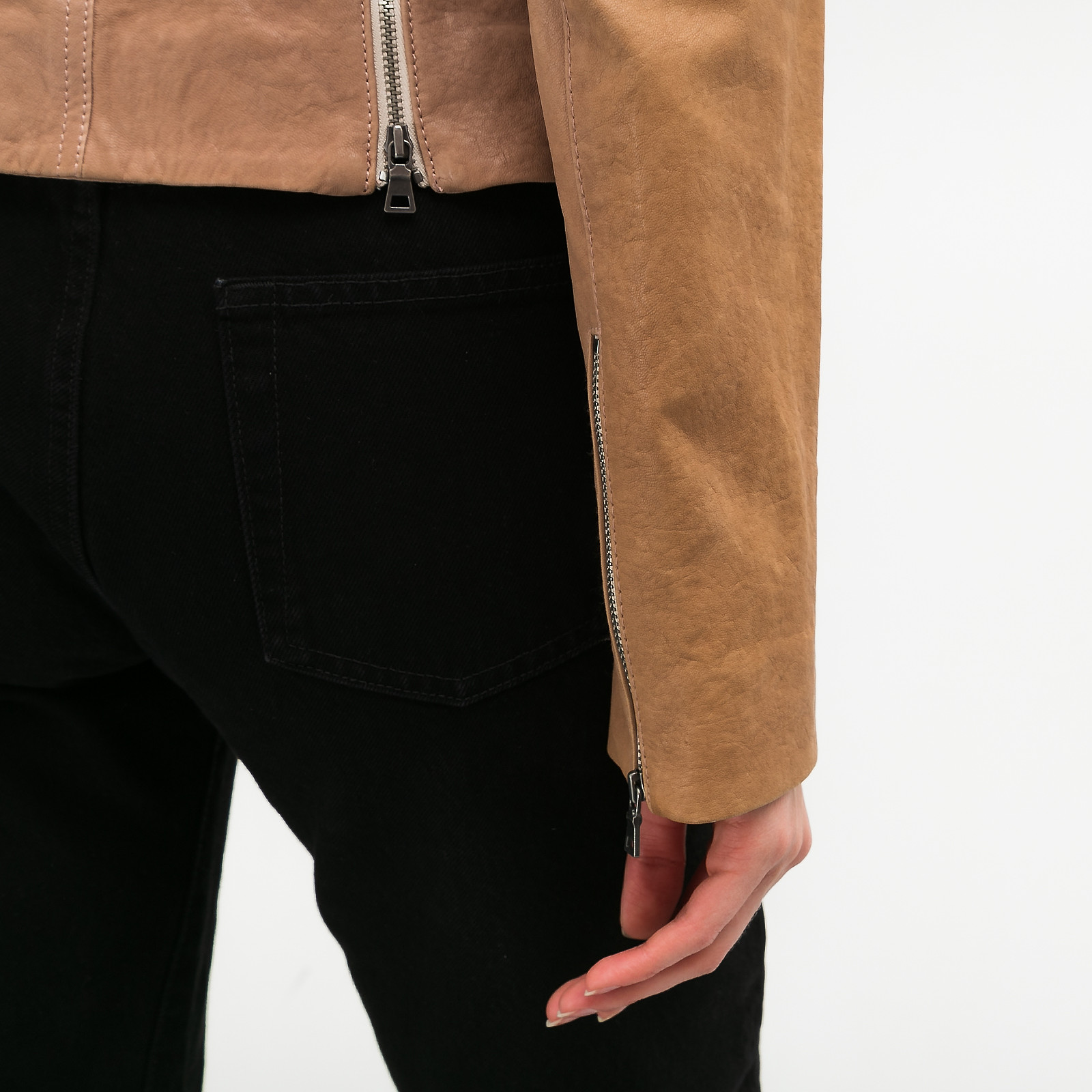 Куртка кожаная Diane von Furstenberg - купить оригинал в секонд-хенде SFS
