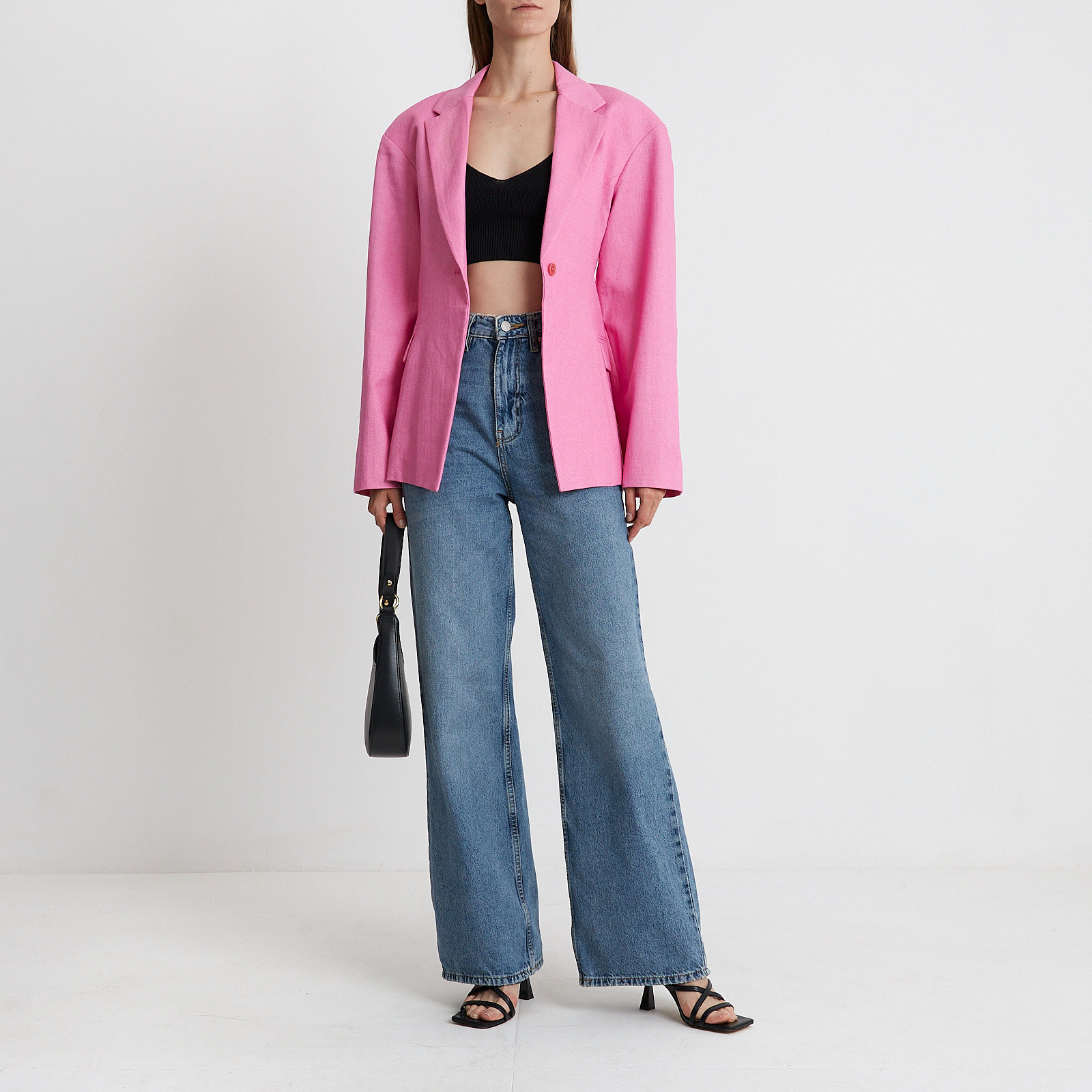 Пиджак розового цвета Jacquemus - фото из каталога магазина брендовой одежды Second Friend Store Пиджак Jacquemus - купить оригинал в секонд-хенде SFS - 2