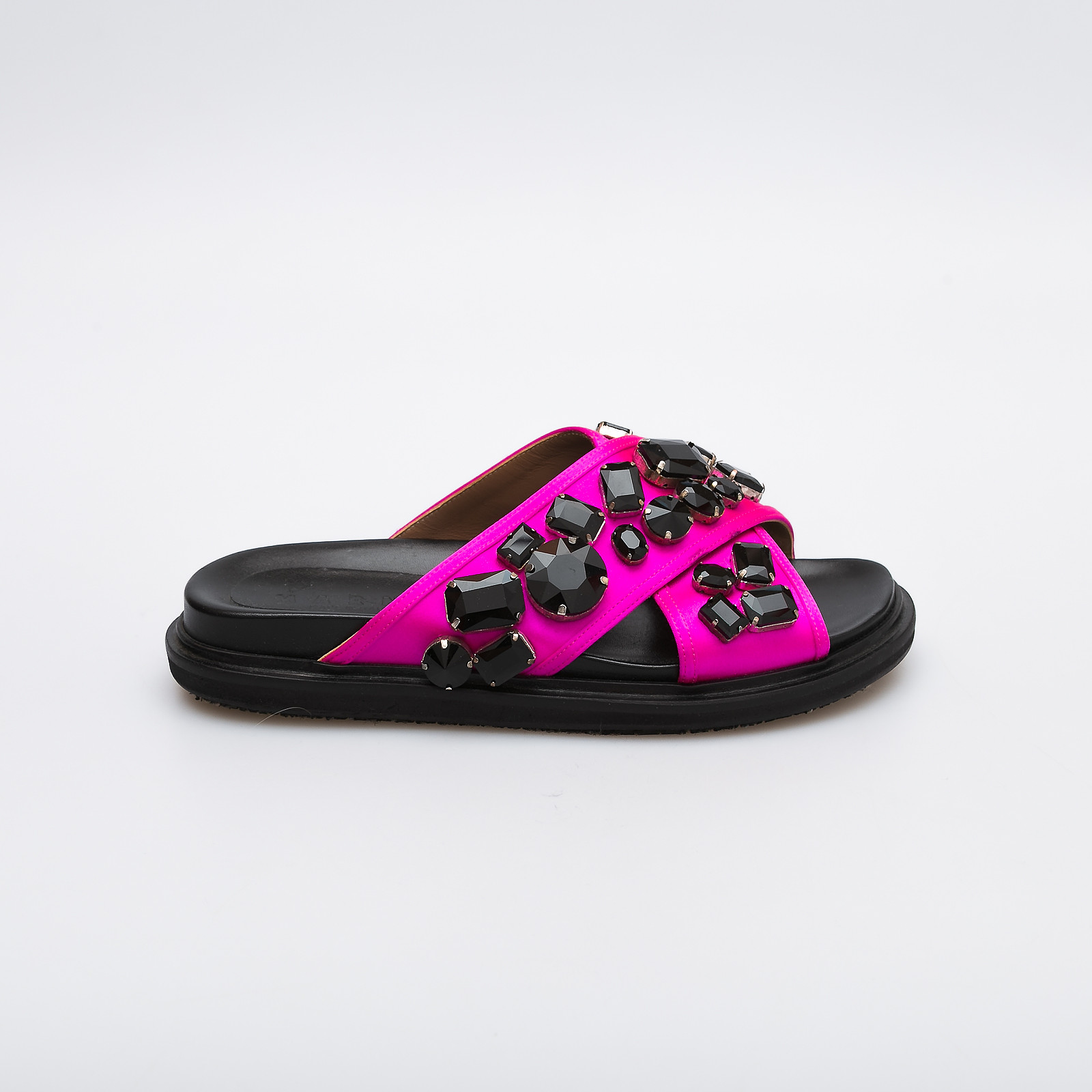 Сандалии розового цвета Marni - фото из каталога магазина брендовой одежды Second Friend Store Сандалии Marni - купить оригинал в секонд-хенде SFS - 1