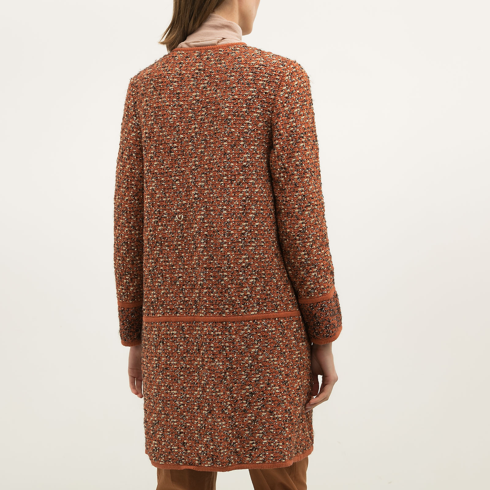 Кардиган коричневого цвета Missoni - фото из каталога магазина брендовой одежды Second Friend Store Кардиган Missoni - купить оригинал в секонд-хенде SFS - 3