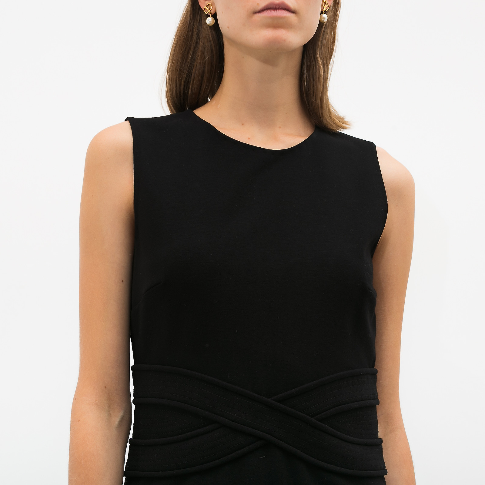 Платье черного цвета Diane von Furstenberg - фото из каталога магазина брендовой одежды Second Friend Store Платье Diane von Furstenberg - купить оригинал в секонд-хенде SFS - 3