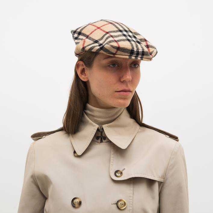 Шапка Burberry бежевый, - купить за 12800 ₽ | SFS
