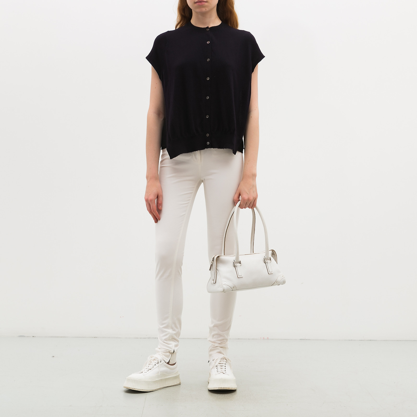 Жилет синего цвета Marc Jacobs - фото из каталога магазина брендовой одежды Second Friend Store Жилет Marc Jacobs - купить оригинал в секонд-хенде SFS - 2