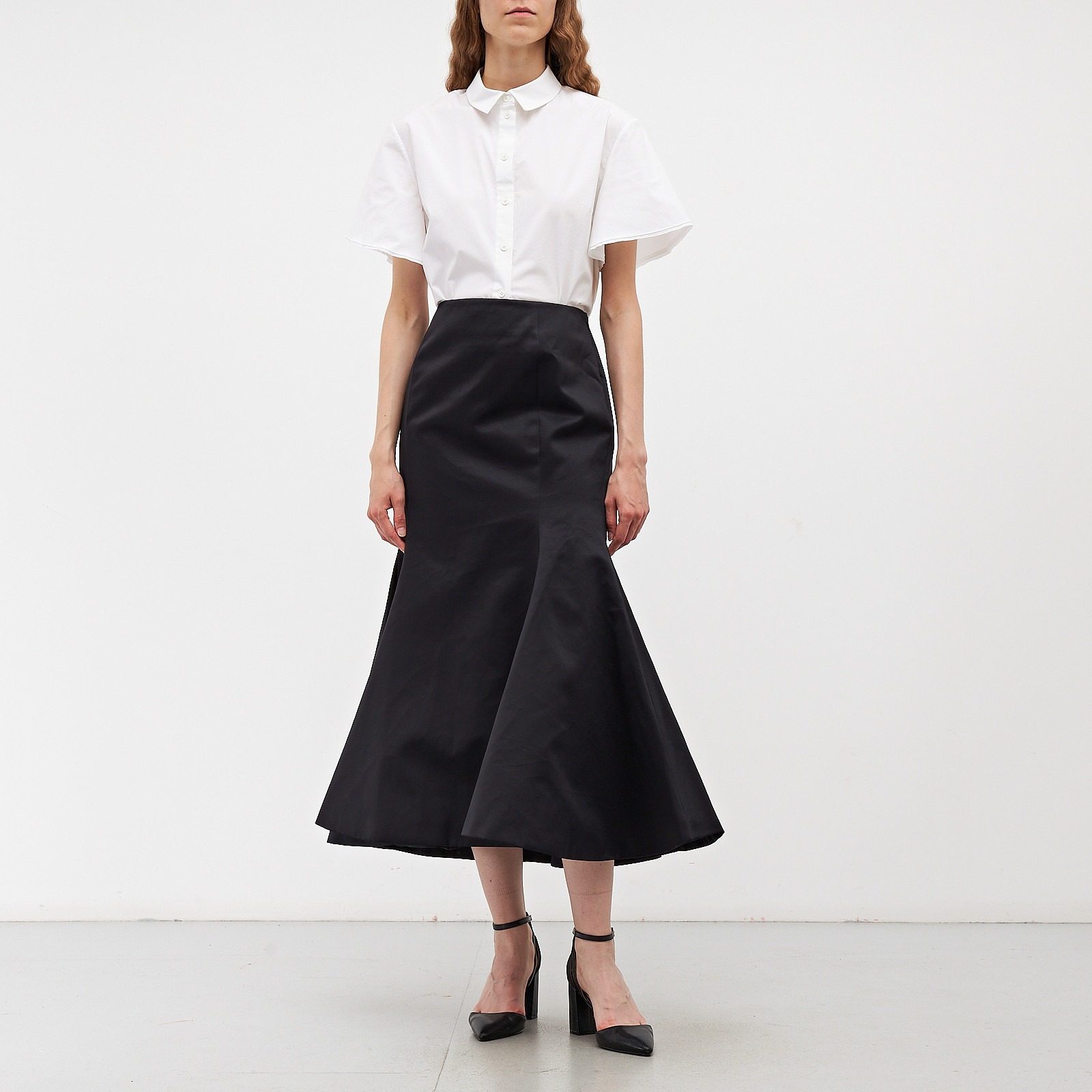 Юбка черного цвета Entire Studios - фото из каталога магазина брендовой одежды Second Friend Store Юбка Entire Studios - купить оригинал в секонд-хенде SFS - 2