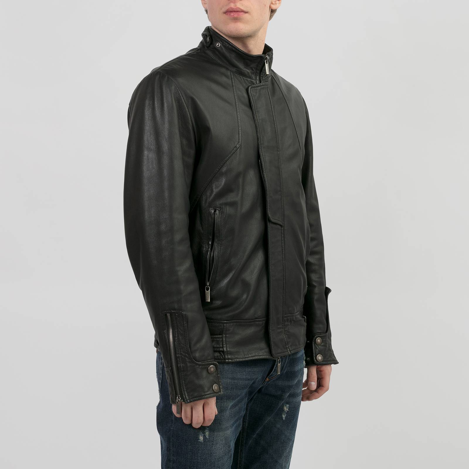 Кожаная куртка Jean Paul Gaultier - купить оригинал в секонд-хенде SFS