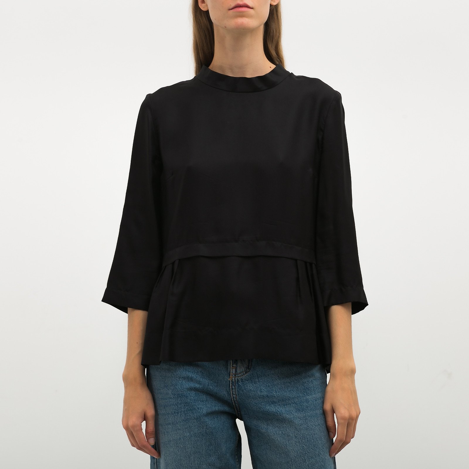 Блуза черного цвета Marni - фото из каталога магазина брендовой одежды Second Friend Store Блуза Marni - купить оригинал в секонд-хенде SFS - 1