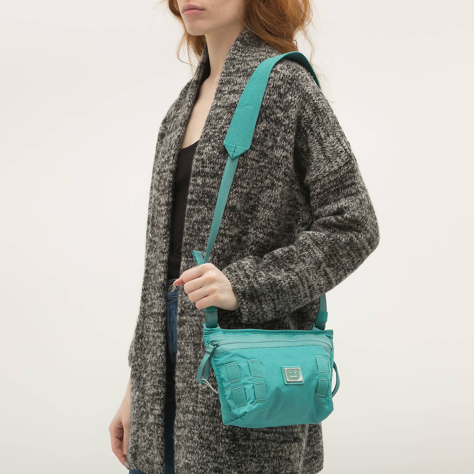 Сумка зеленого цвета Acne Studios - фото из каталога магазина брендовой одежды Second Friend Store Сумка Acne Studios - купить оригинал в секонд-хенде SFS - 2