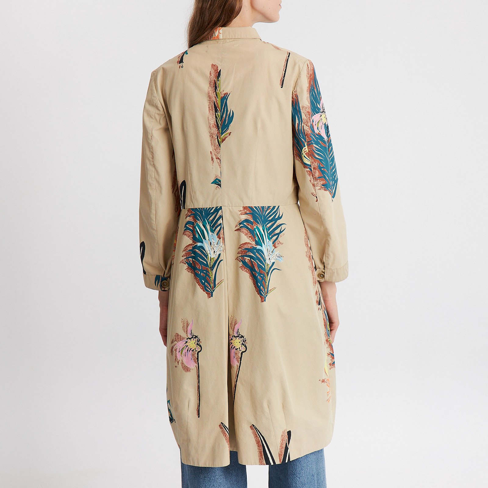 Плащ  бежевого цвета Marni - фото из каталога магазина брендовой одежды Second Friend Store Плащ Marni - купить оригинал в секонд-хенде SFS - 3